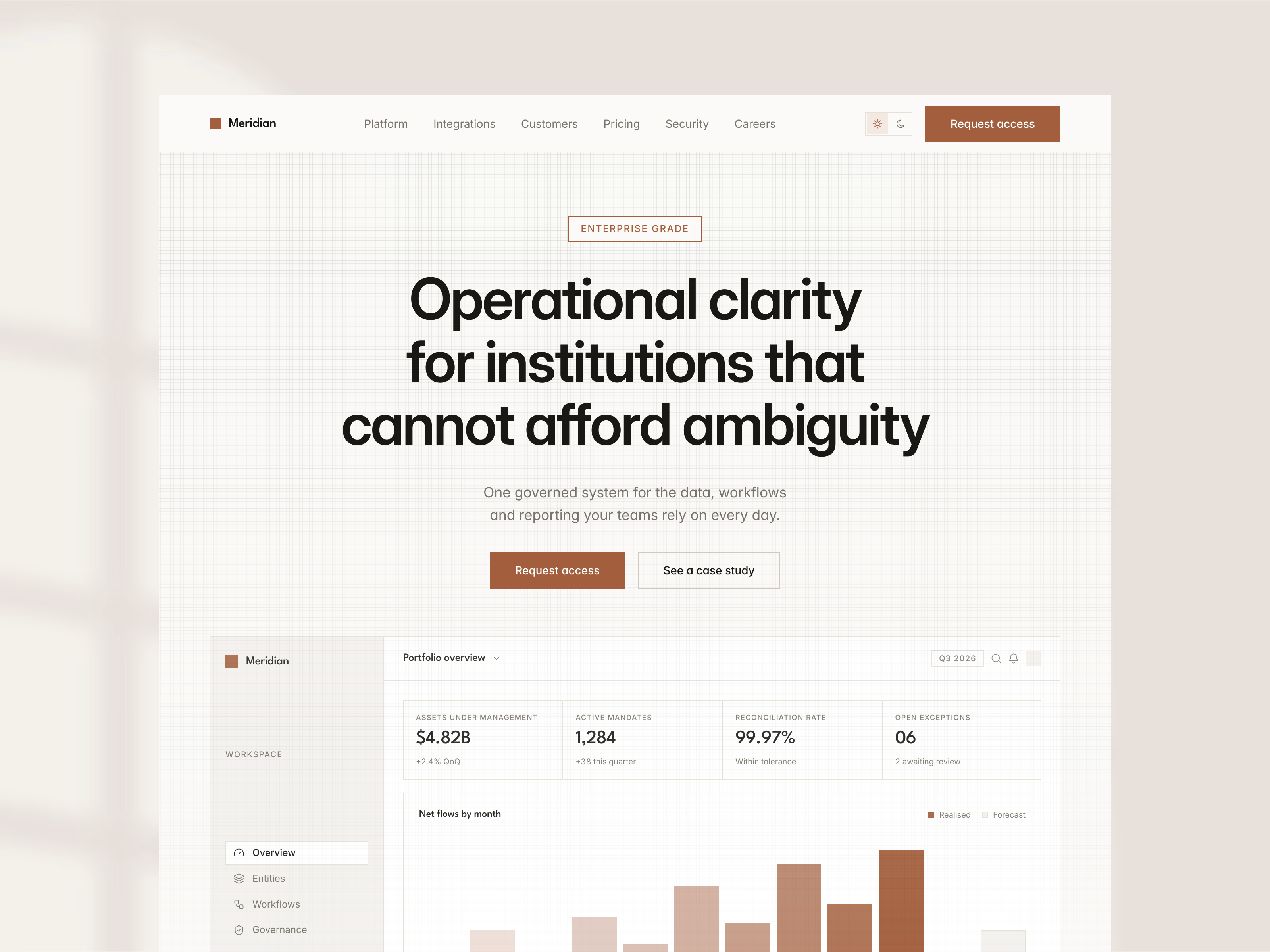 Screenshot 1 of MeridianSaaS