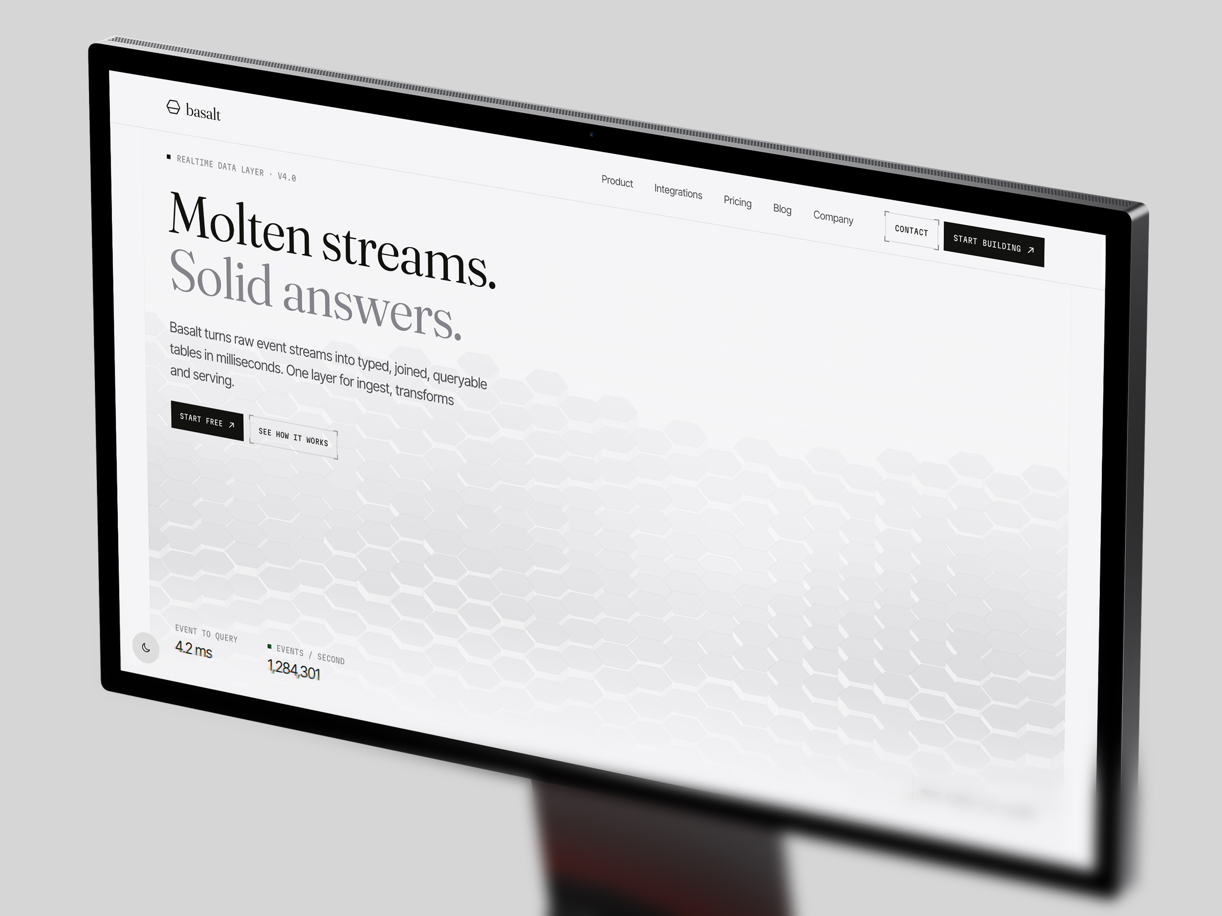 Baśalt — Free Website Template for Framer