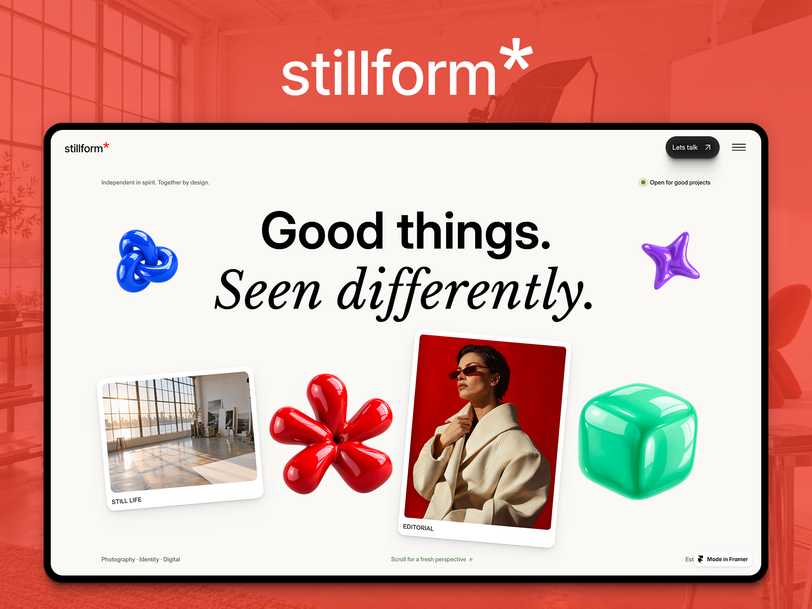 The Stillform by Aidan Creates