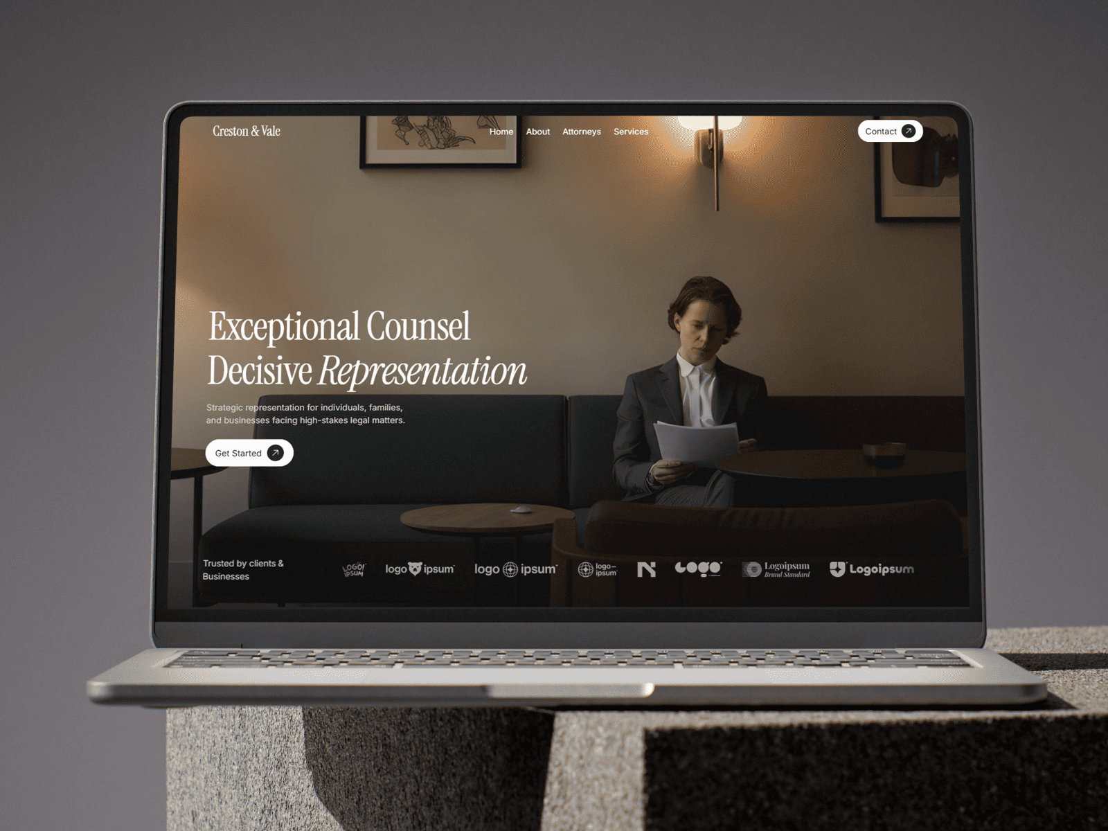 Creston & Vale Law design