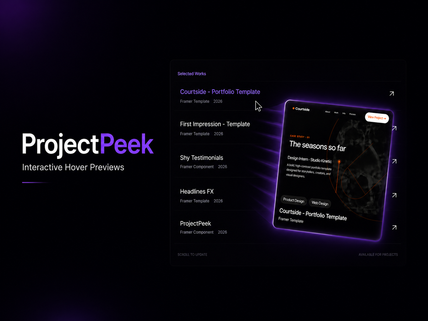Screenshot 1 of ProjectPeek