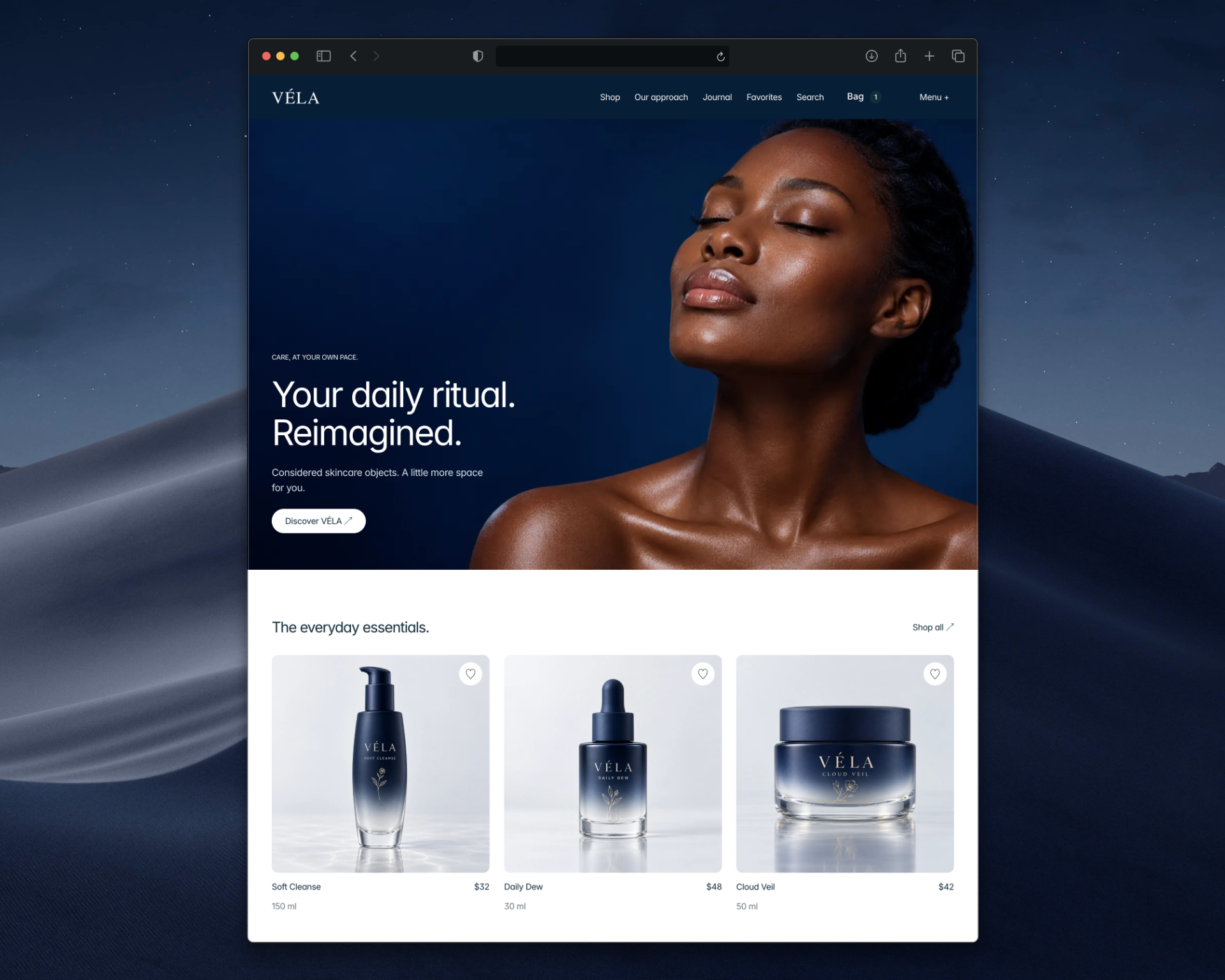 Instructions Example For Product Set Up VÉLA — Skincare — Website Template for Framer