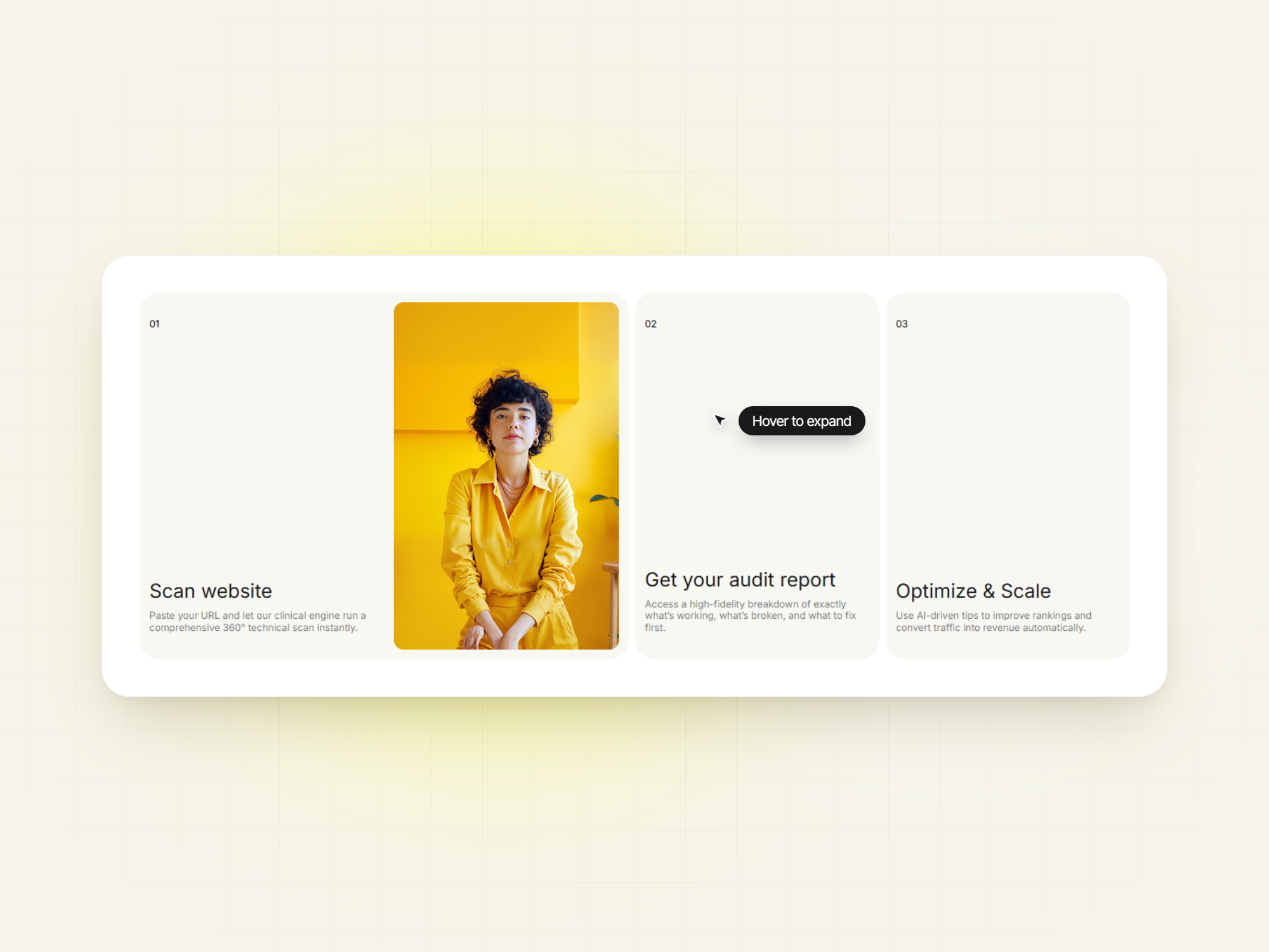 Expanding Step Cards — Free Component for Framer
