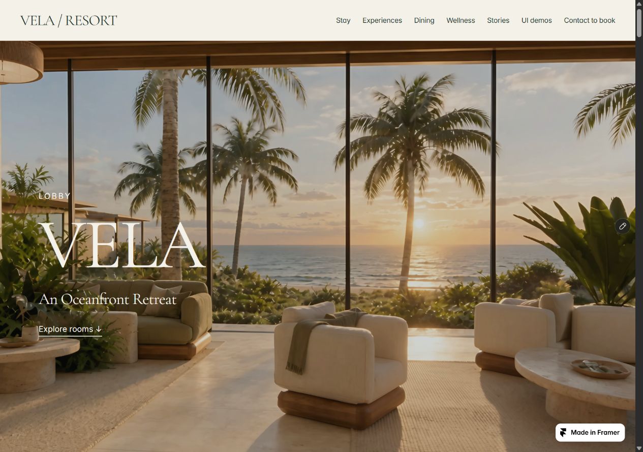 Screenshot 1 of VELA Resort
