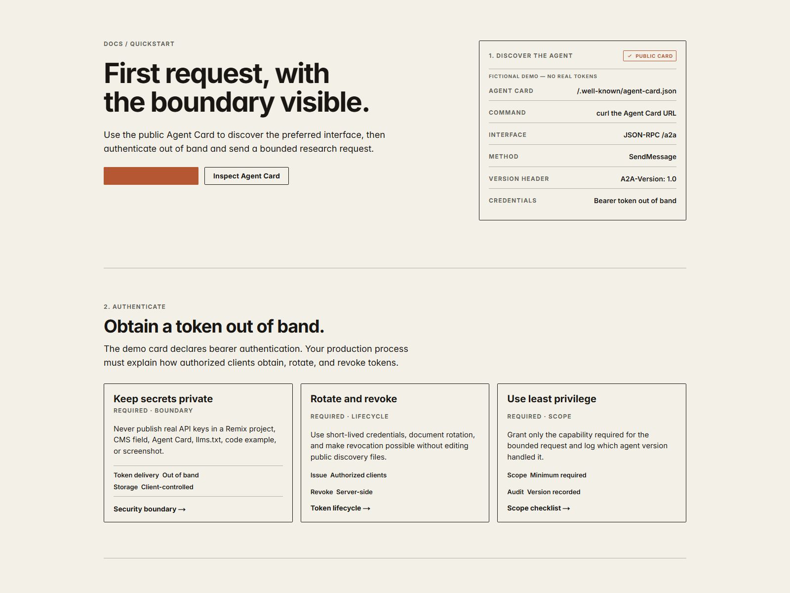 Screenshot 2 of Agent Manifest Kit