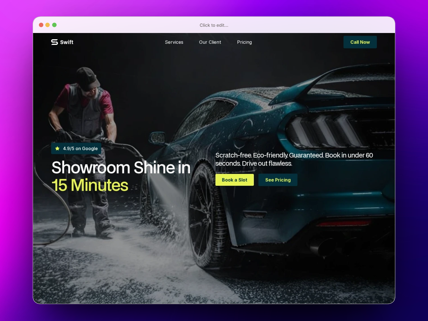 Car Wash Template by Sajjadul Kibria