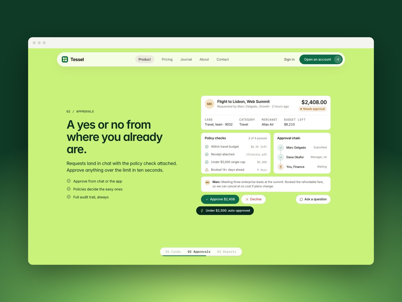Screenshot 4 of Tessel Finance