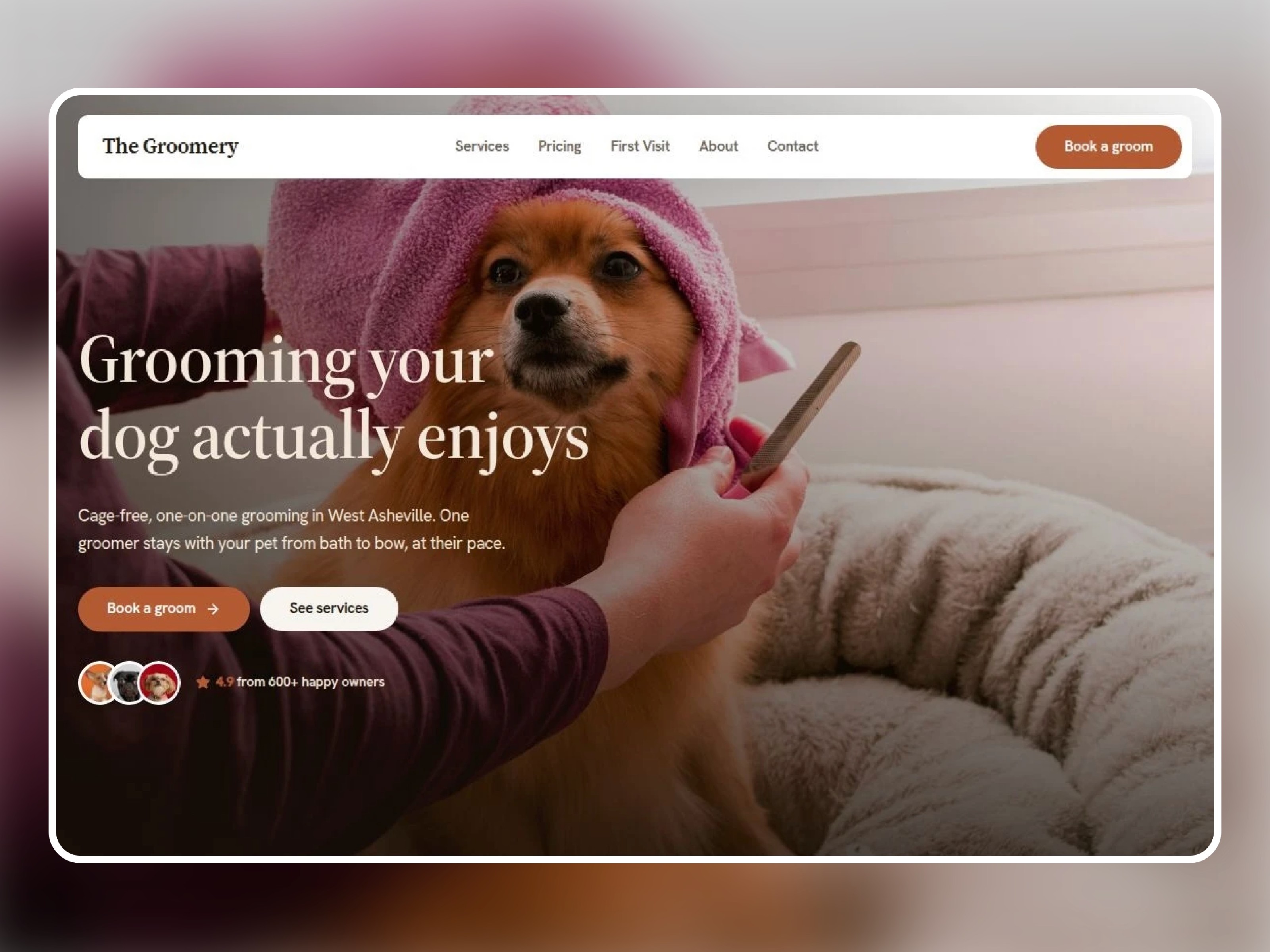Screenshot 1 of Groomery
