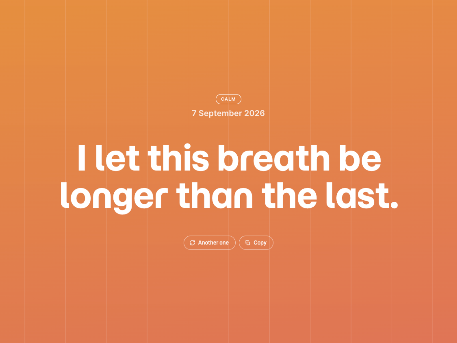 Daily Affirmation