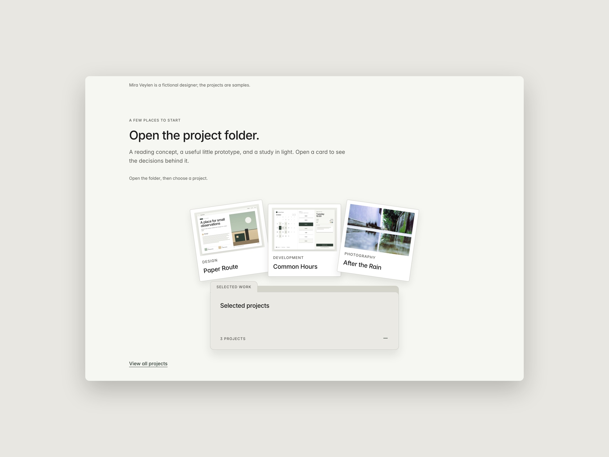 Screenshot 2 of Mono Folio