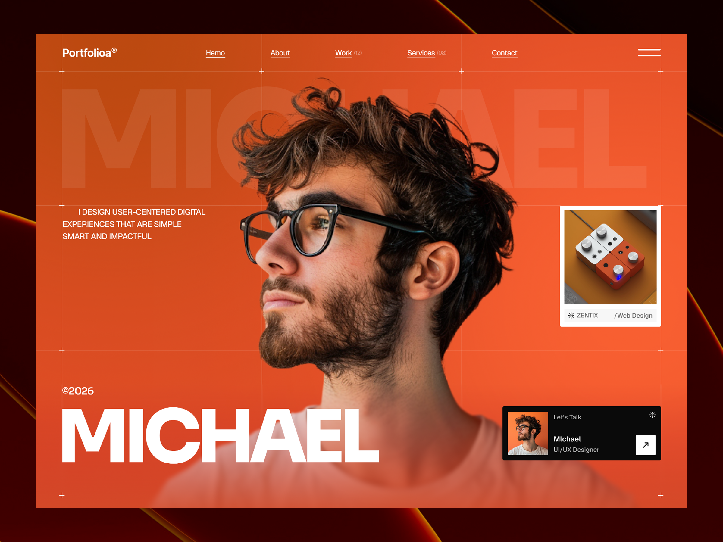 Portfoliob template cover