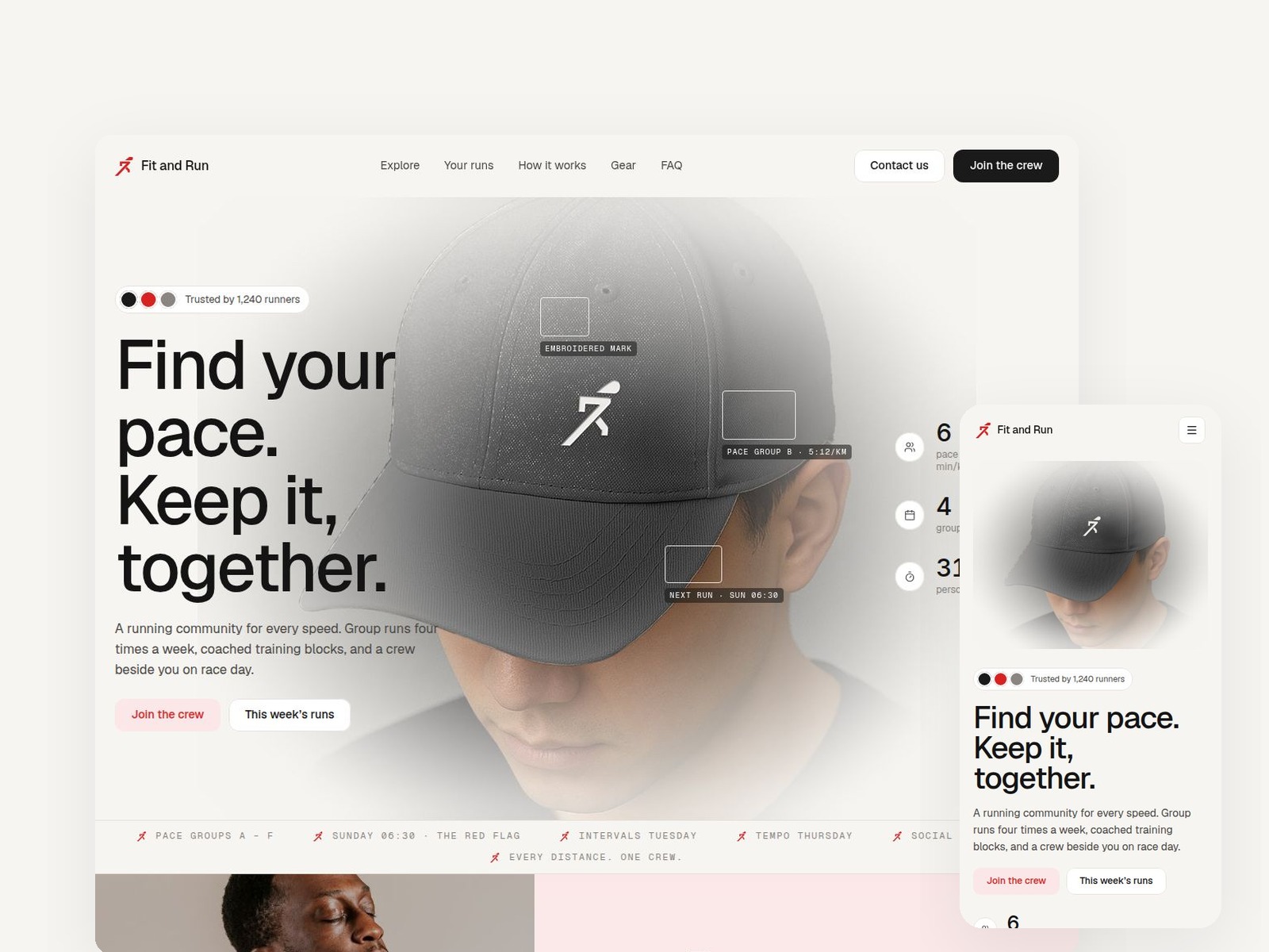 Fit and Run Template by Bilal Haider
