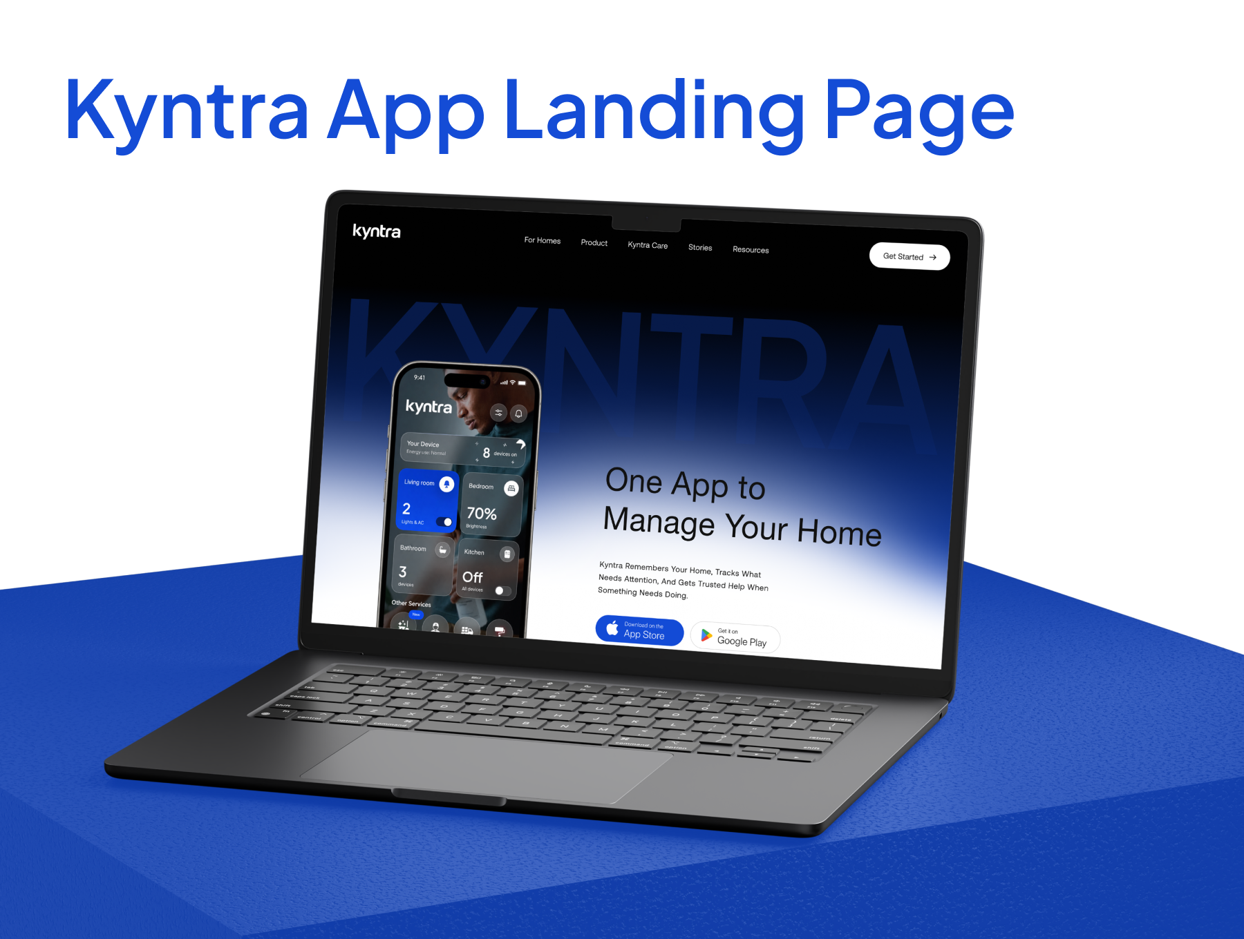 Kyntra App Webpage by Hyperiux Vault