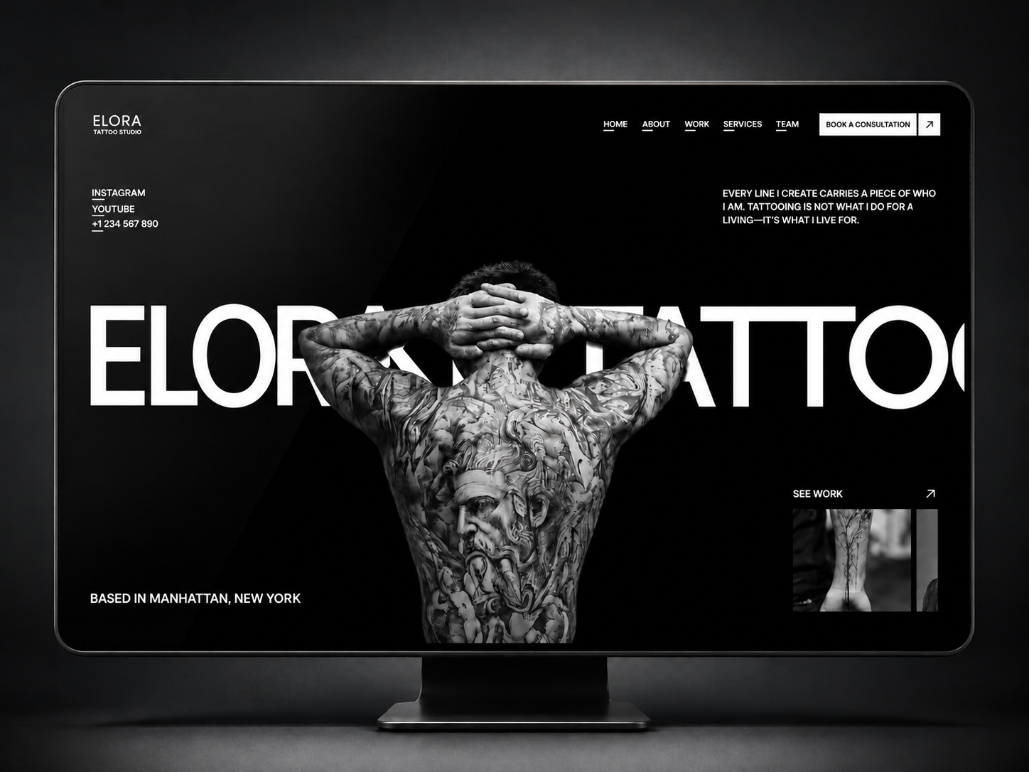 Eloraa — Free Website Template for Framer
