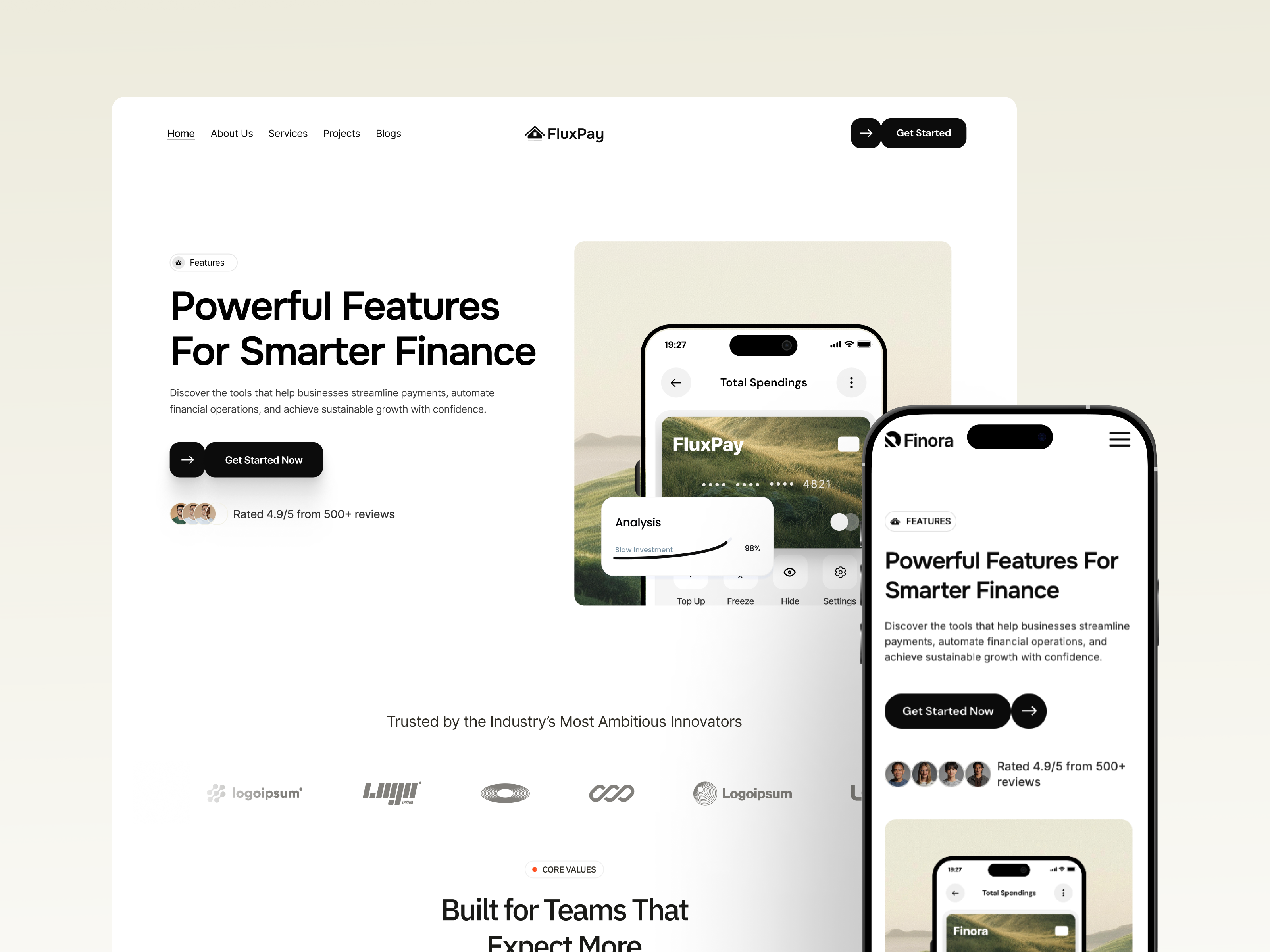 Screenshot 2 of Finora App
