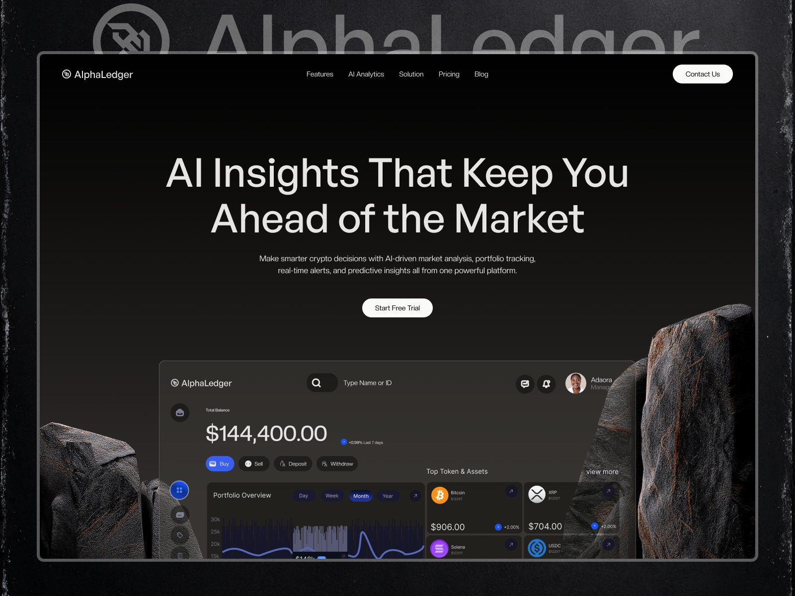 Screenshot 1 of AlphaLedger