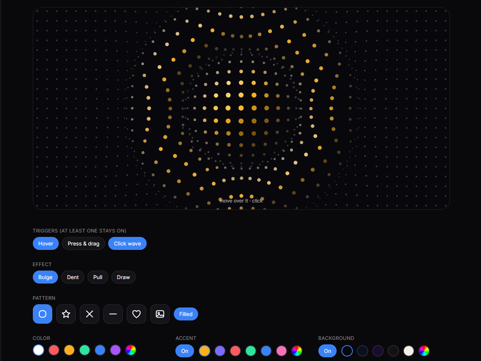 Website Grid Frame Interactive Grids — Component for Framer
