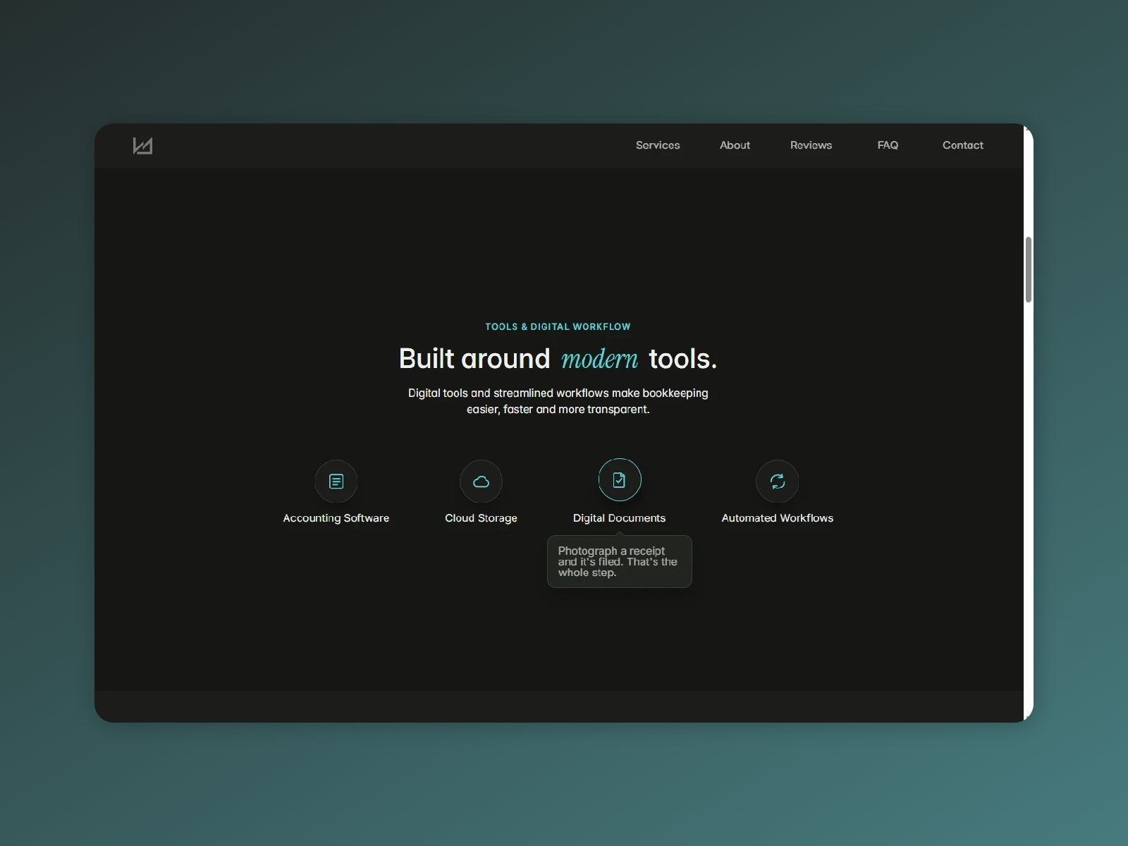 Screenshot 3 of Accountant darkmode