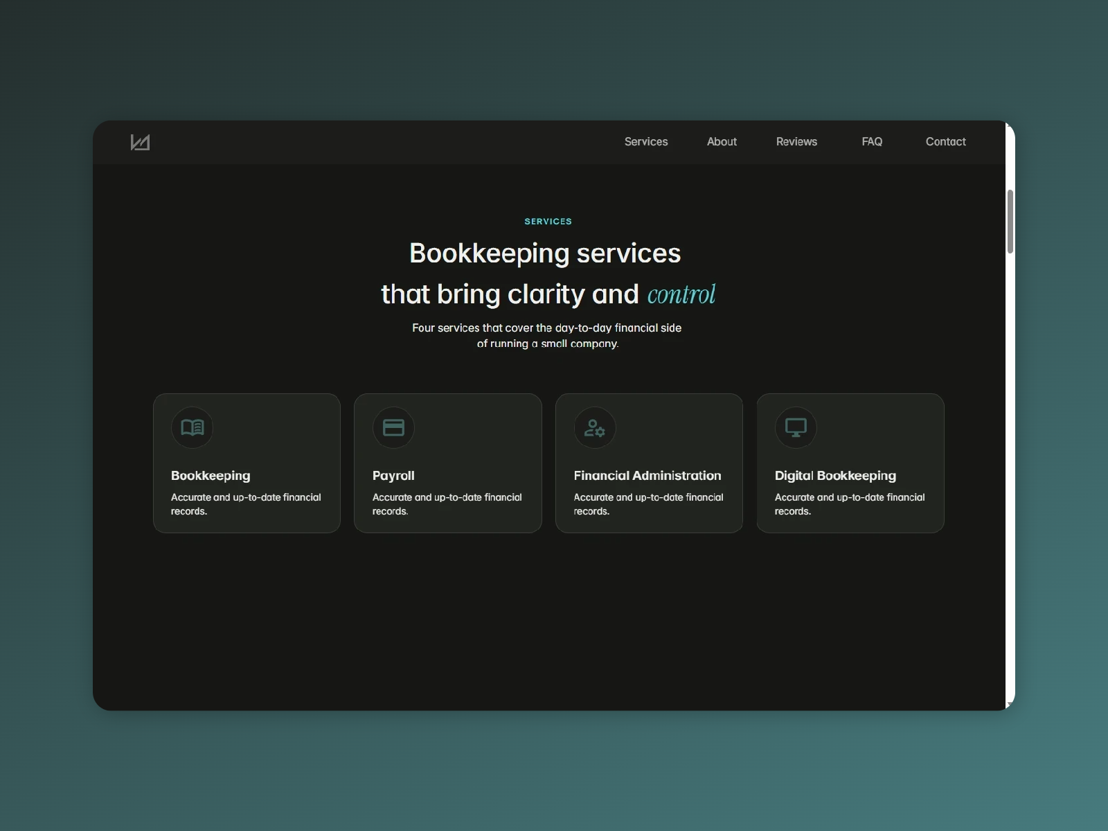 Screenshot 2 of Accountant darkmode