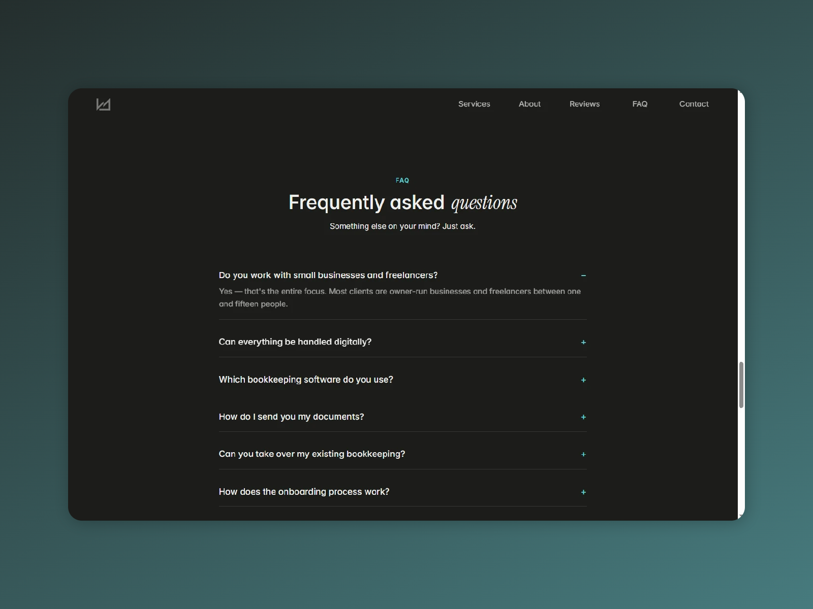 Screenshot 5 of Accountant darkmode