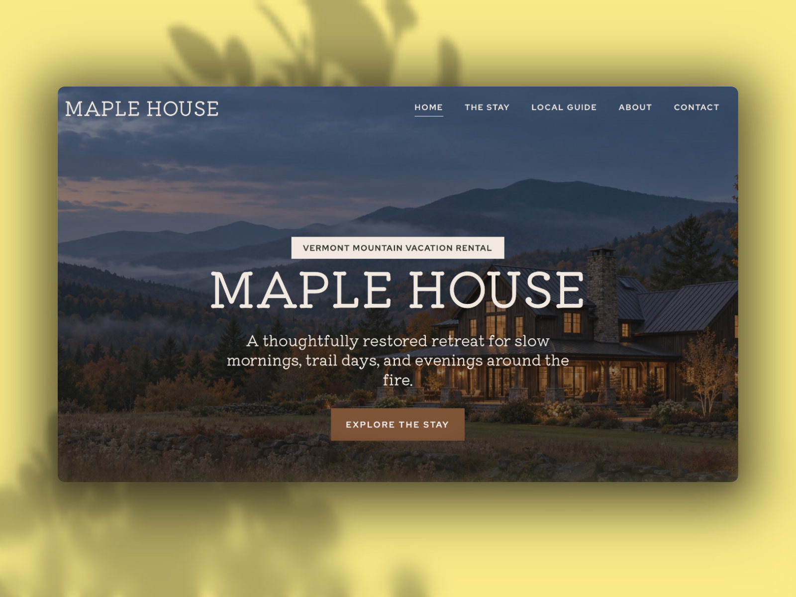 Screenshot 1 of Vermont Rental House