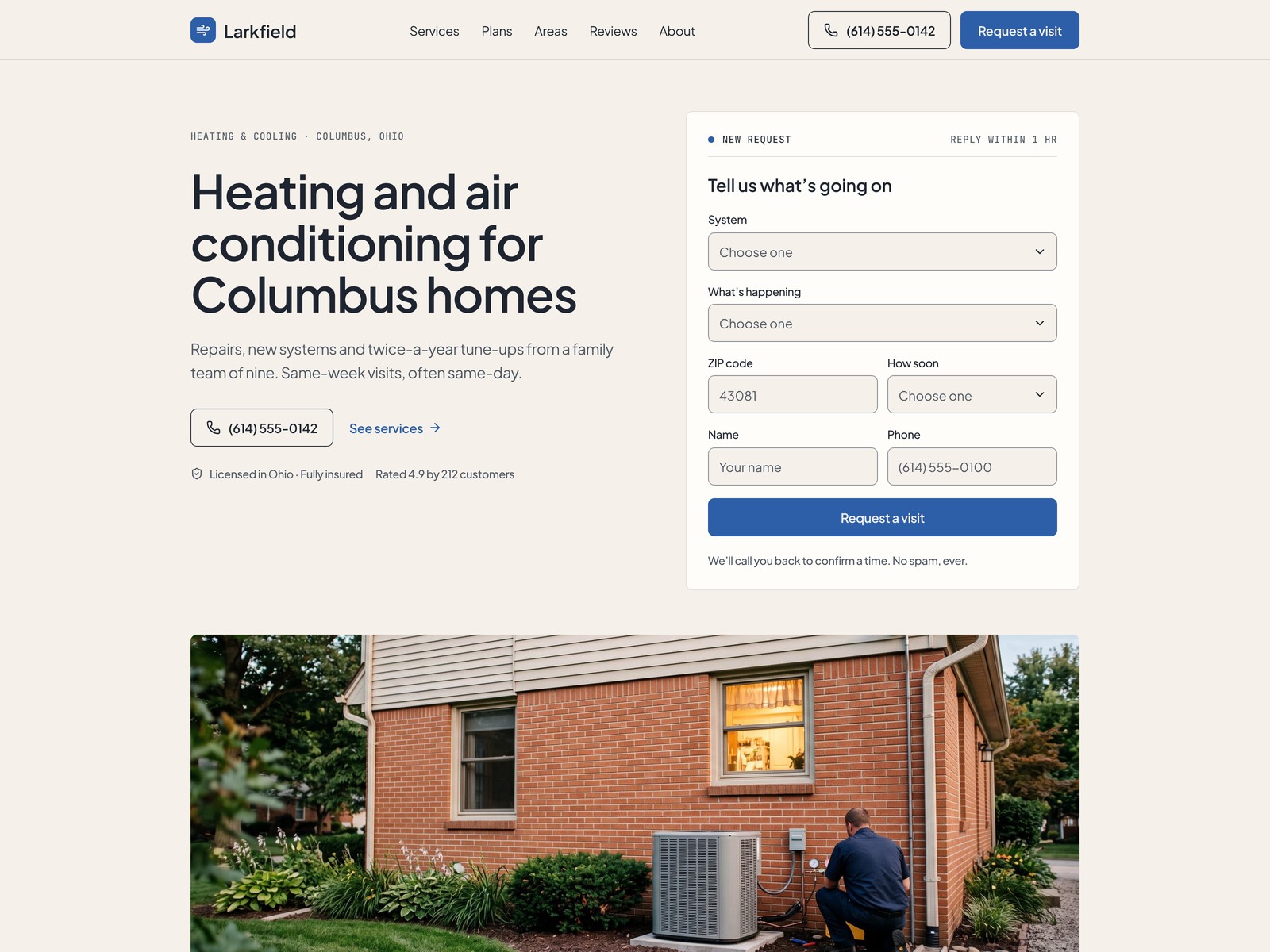 HVAC Contractor by Meridian Labs