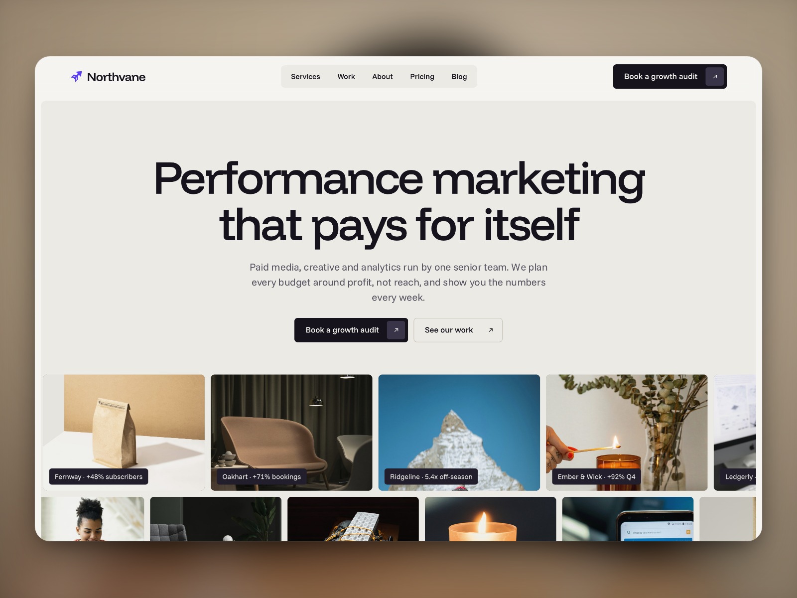 Performance — Free Website Template for Framer