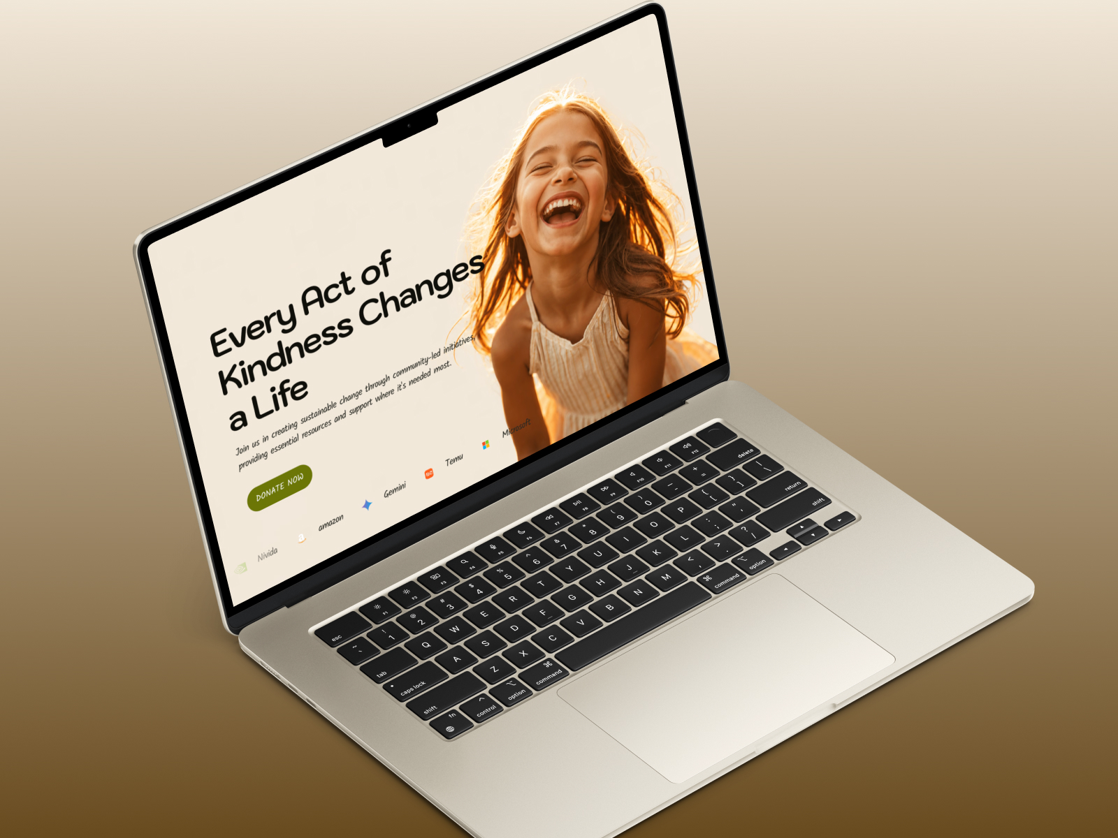 Screenshot 1 of Kindora Template