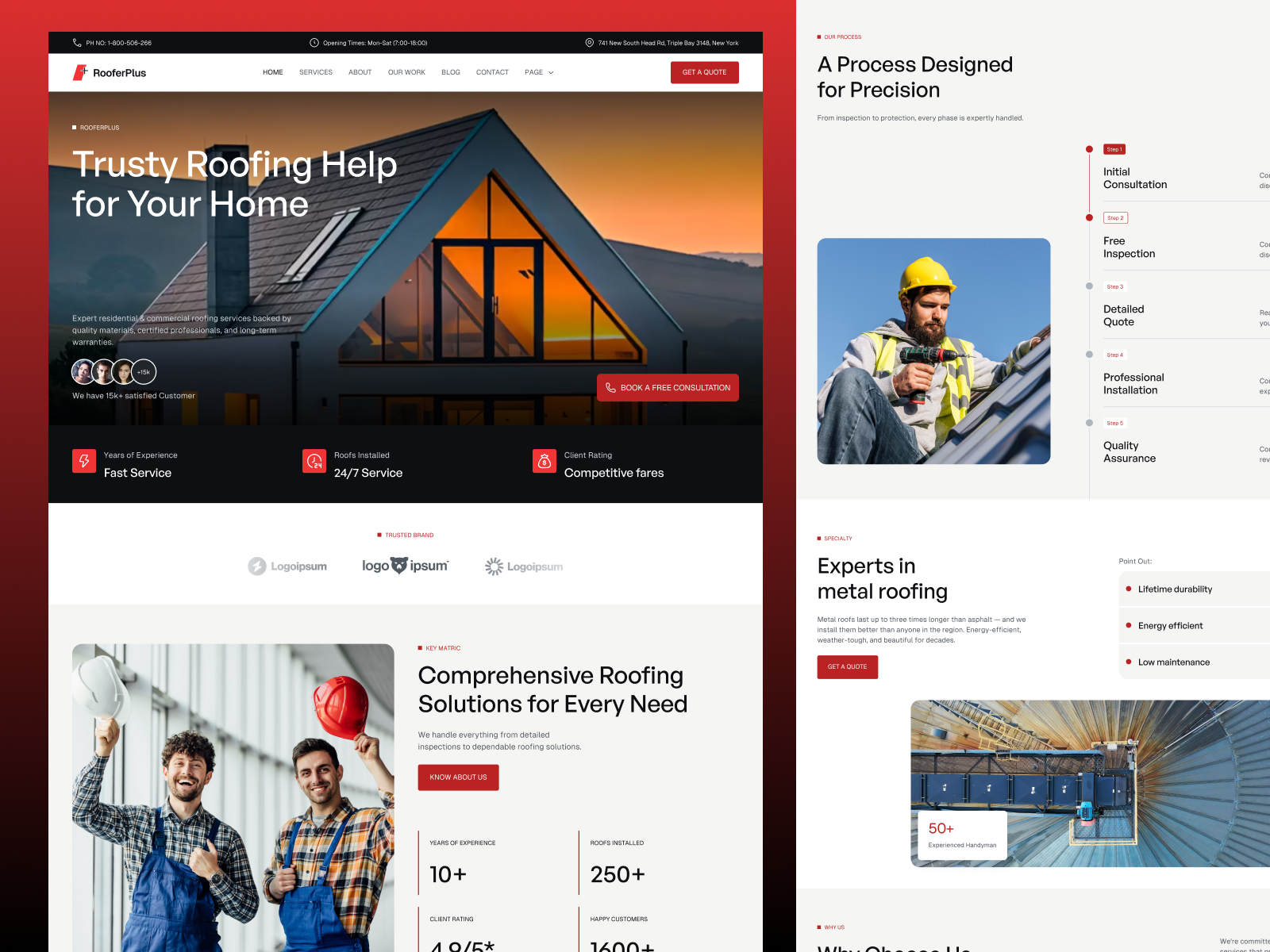 Screenshot 1 of RooferPlus