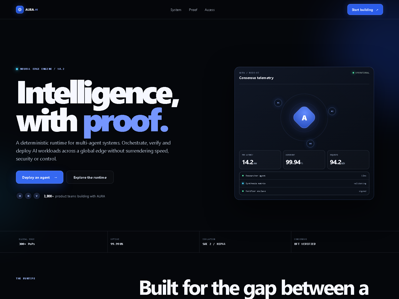 Screenshot 1 of AURA Runtime