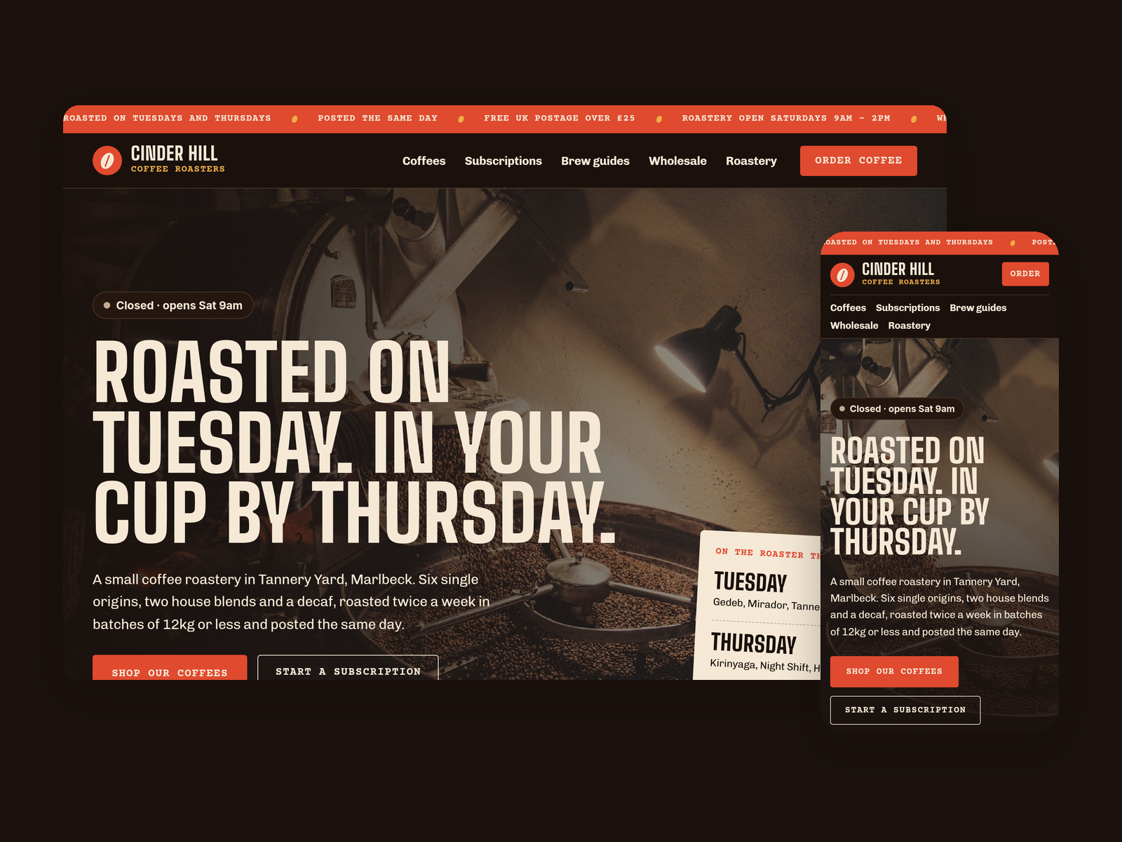 Screenshot 1 of Roast Coffee Co