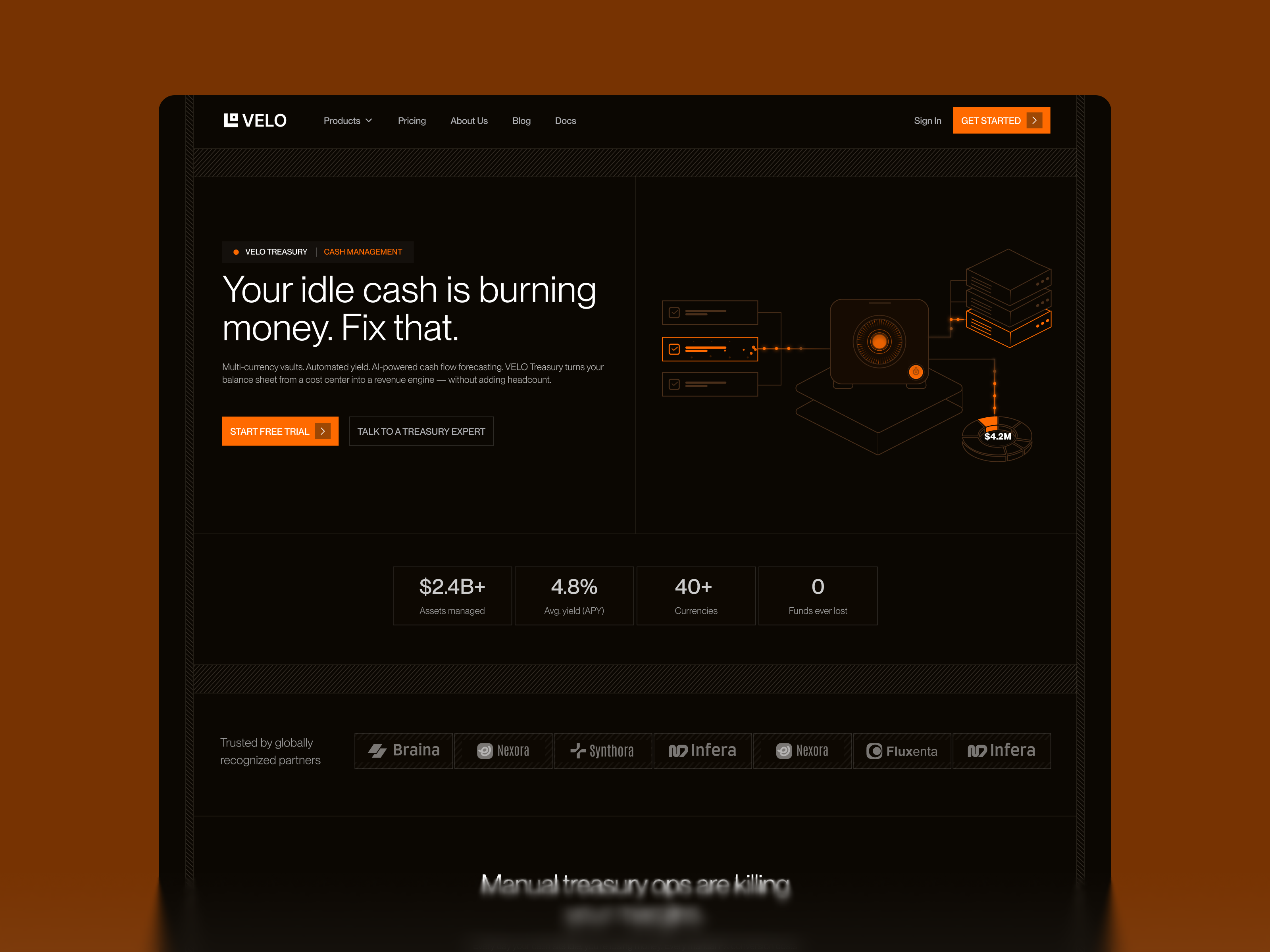 Screenshot 2 of Velo Website