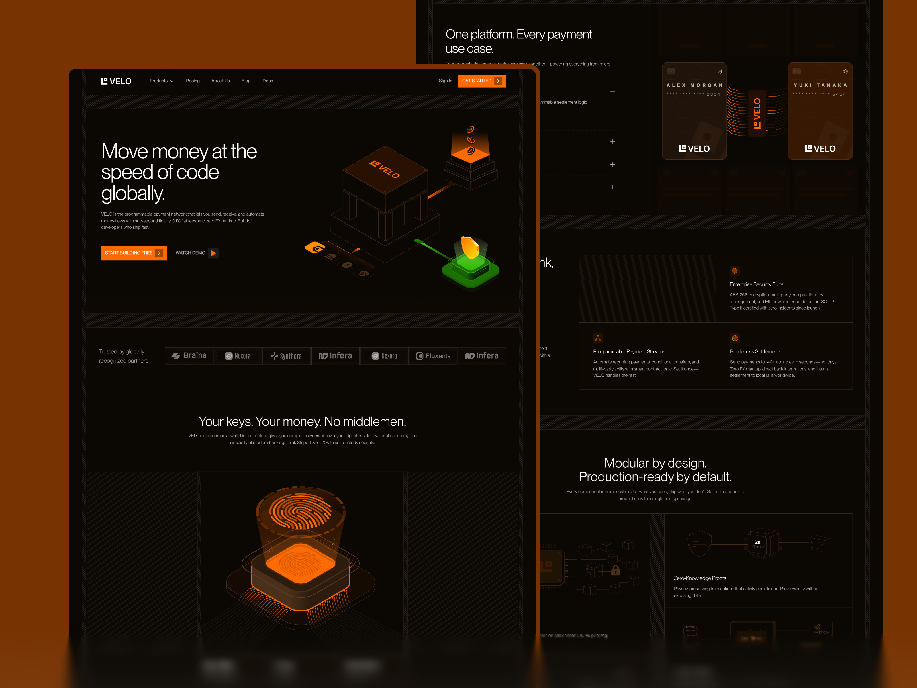 Screenshot 4 of Velo Website