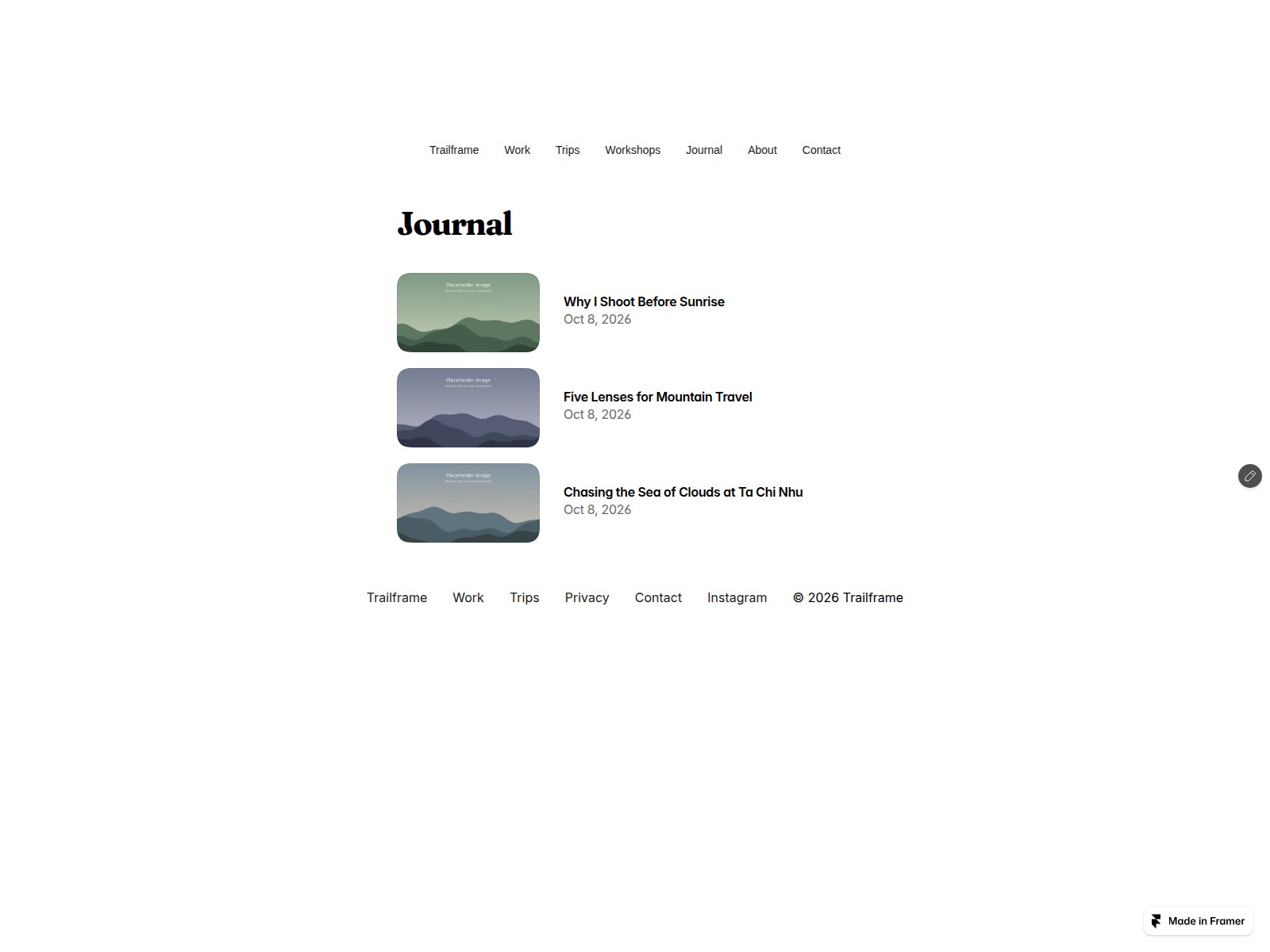 Screenshot 4 of Trailframe