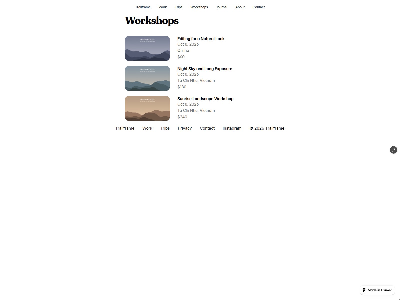 Screenshot 3 of Trailframe