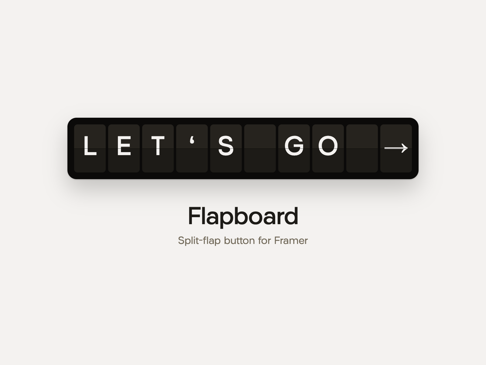 Flapboard — Free Component for Framer