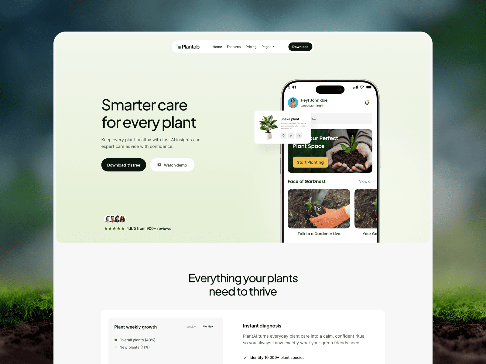Screenshot 2 of Plantab