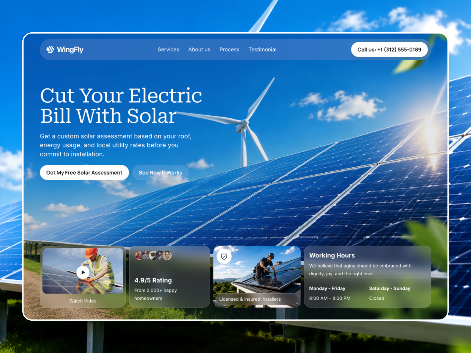 Screenshot 1 of WingFly Solar Green