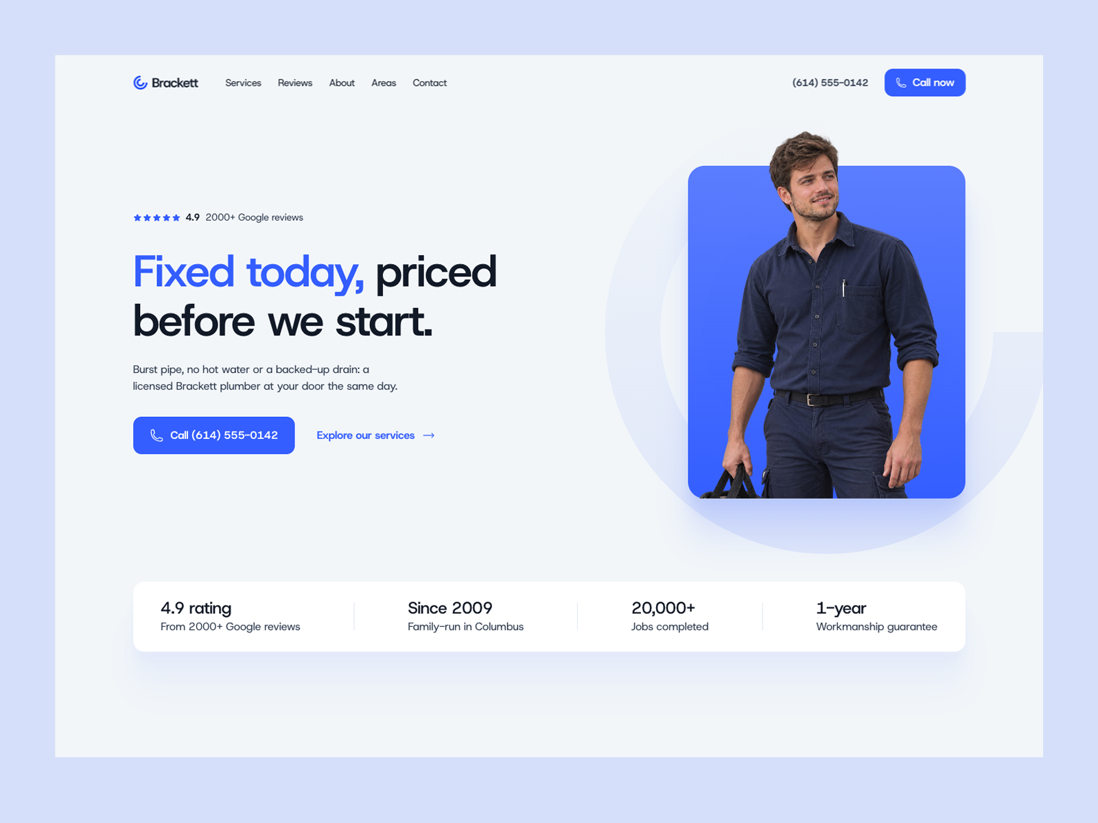 Screenshot 1 of Brackett Plumbing