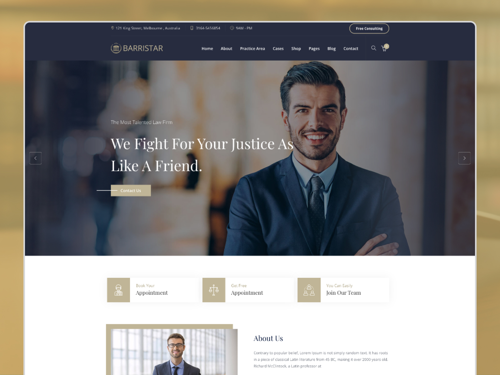 Barristar design