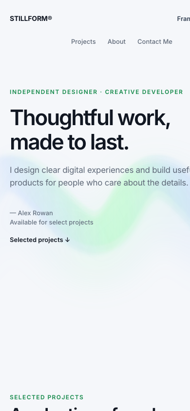 Screenshot 3 of Stillform Studio
