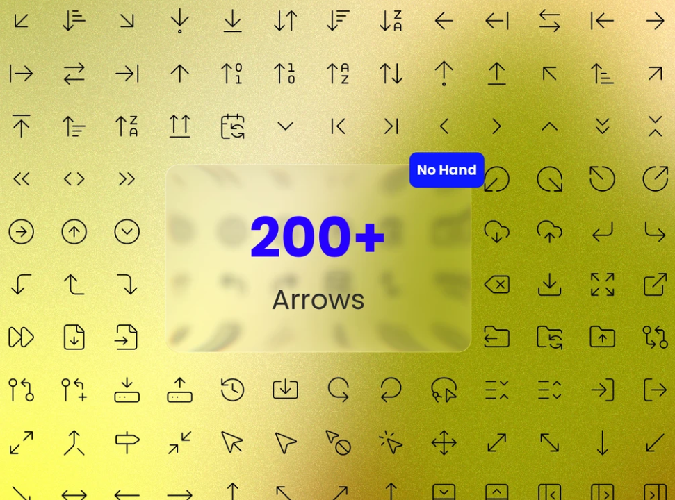 Arrows Hand And Icon: Premium Arrows Vectors by Karim Saif β Framer ...