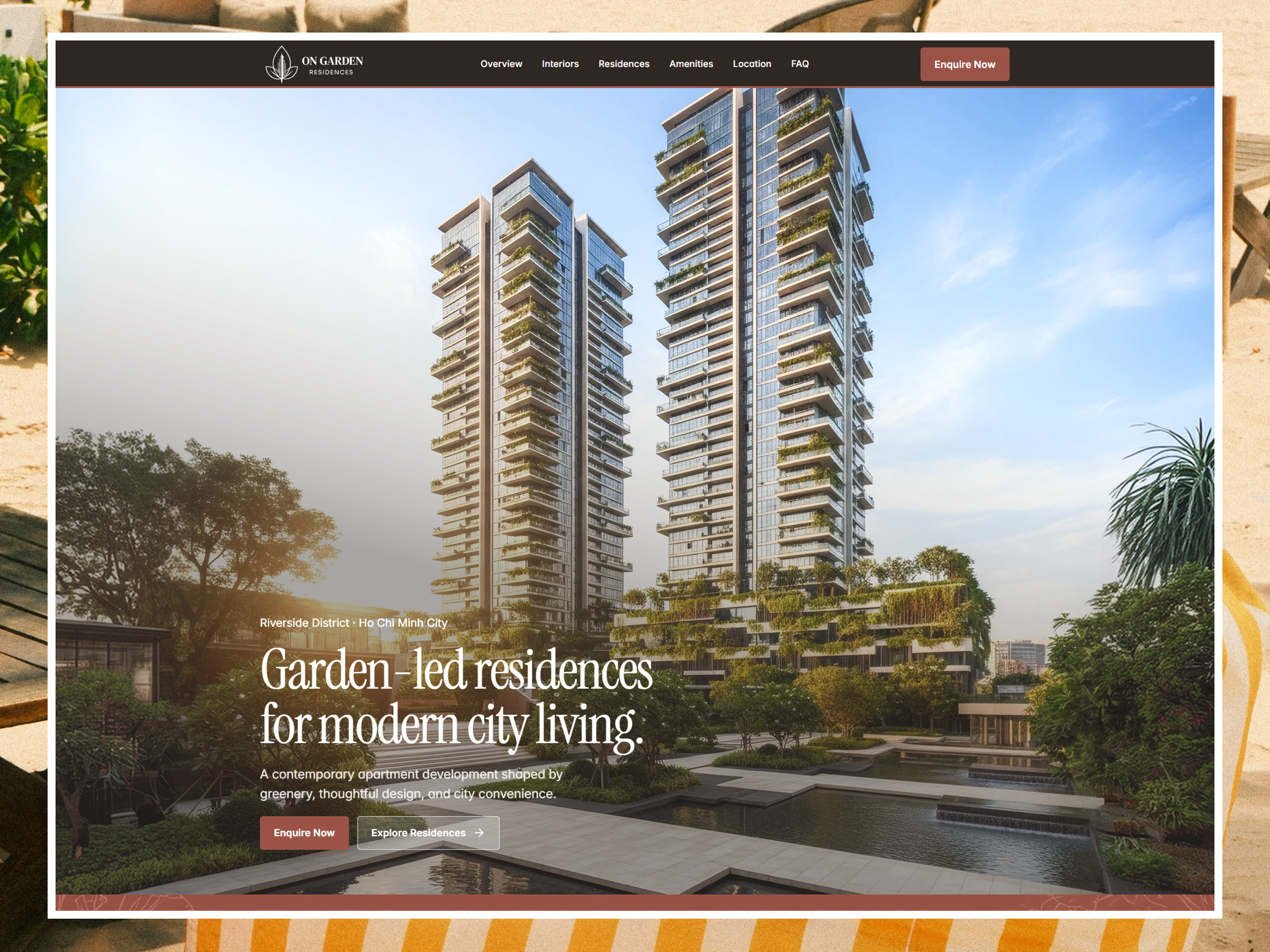 On Garden Apartments by Tang Quoc Dat