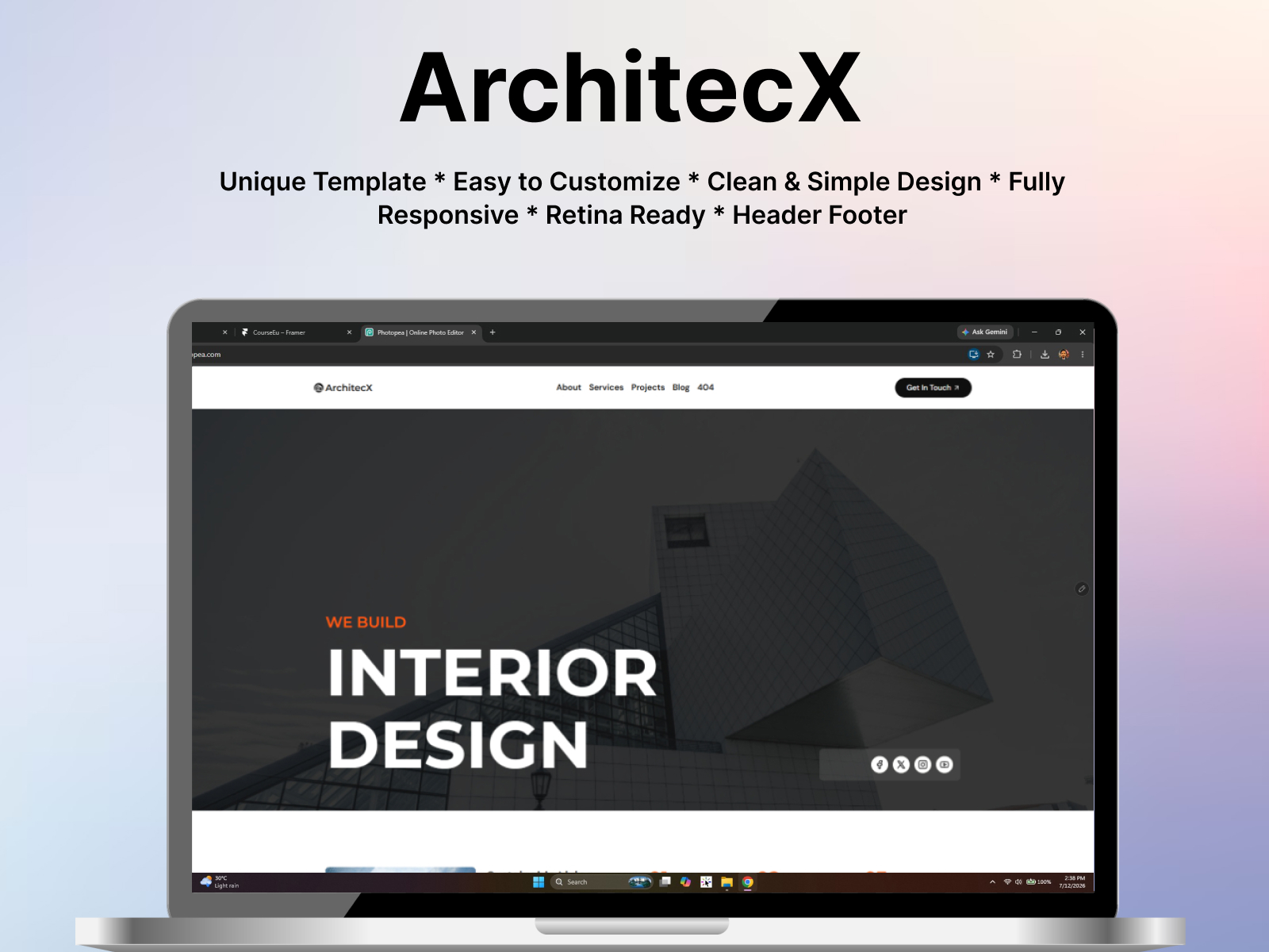 ArchitecX Architect by Themomarket