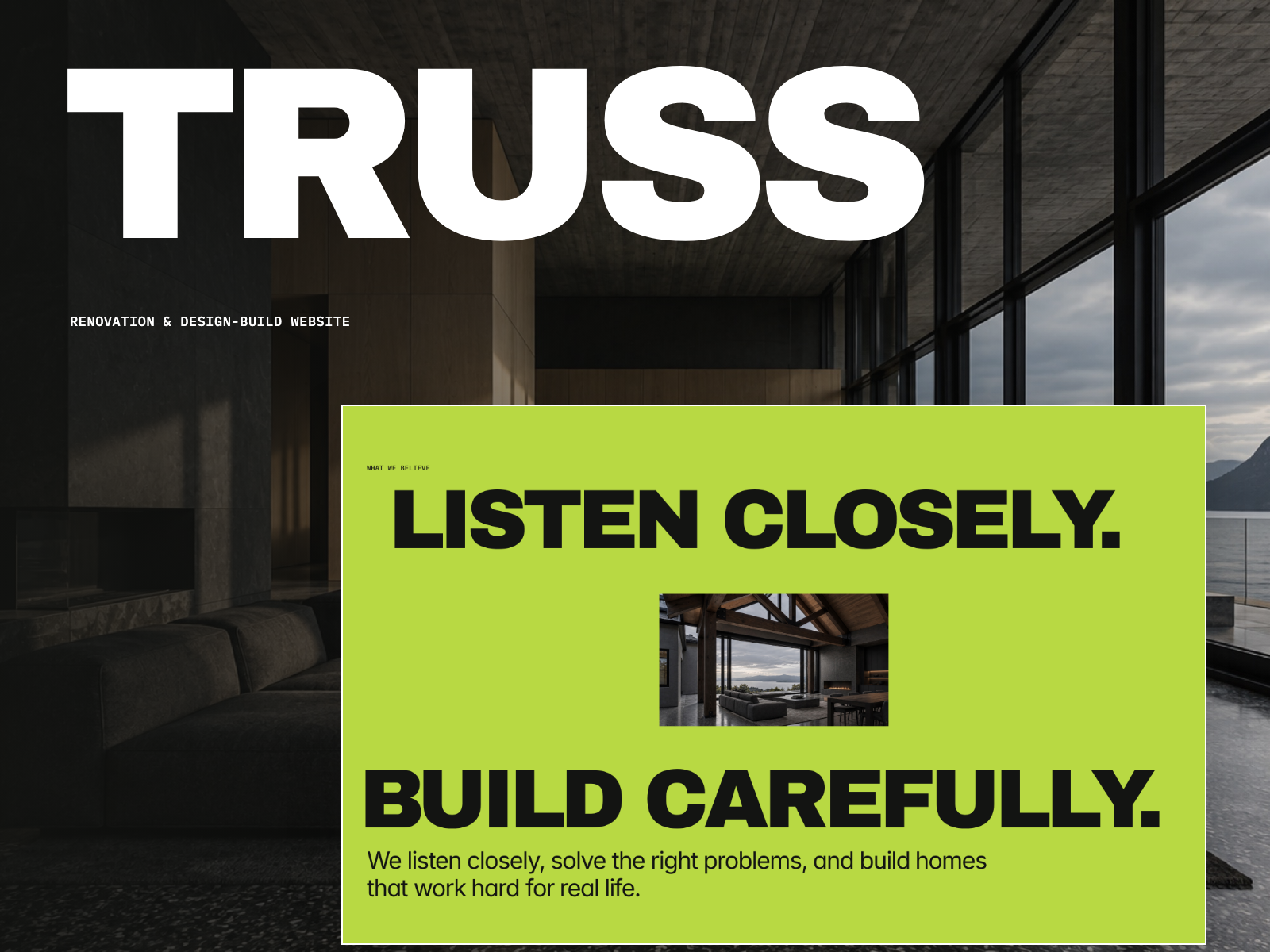 TRUSS by H SHIFT WORKS