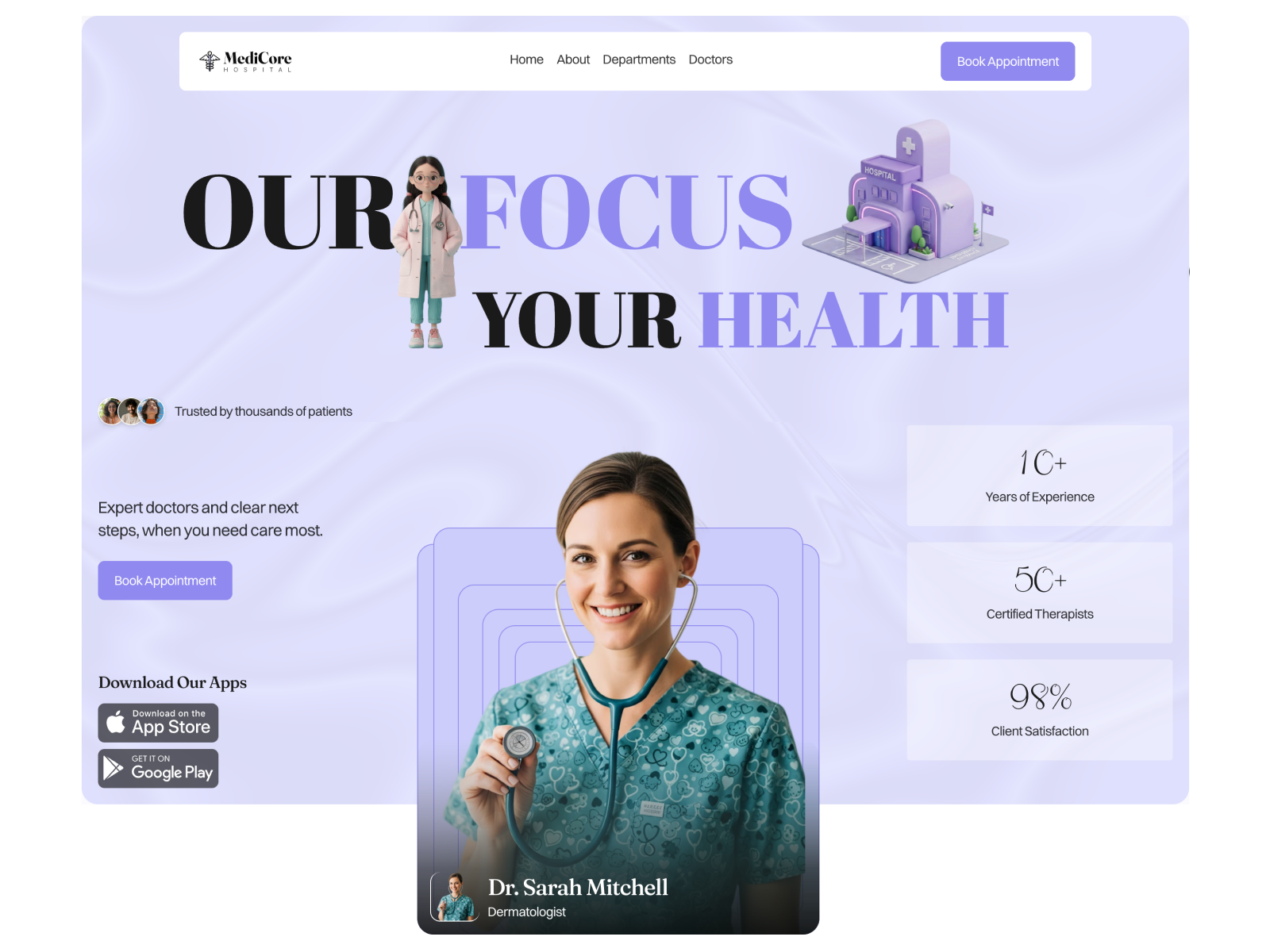 Screenshot 1 of Medicore Hospital
