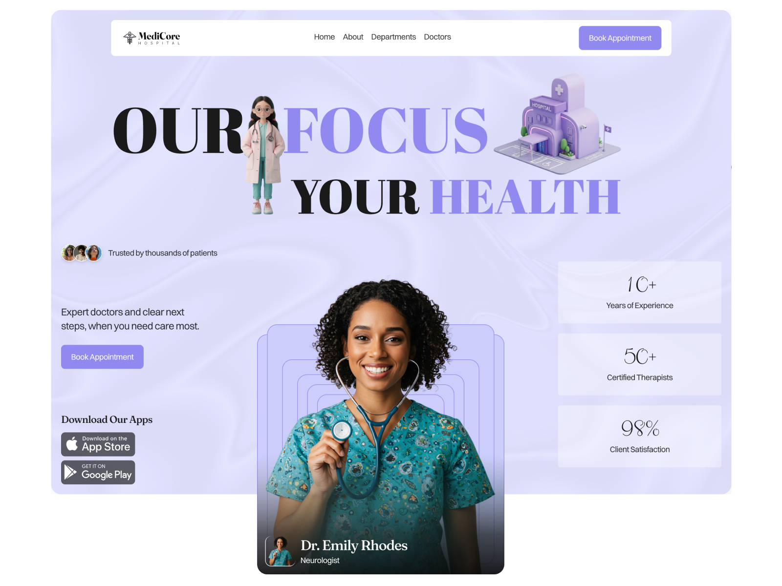 Screenshot 2 of Medicore Hospital