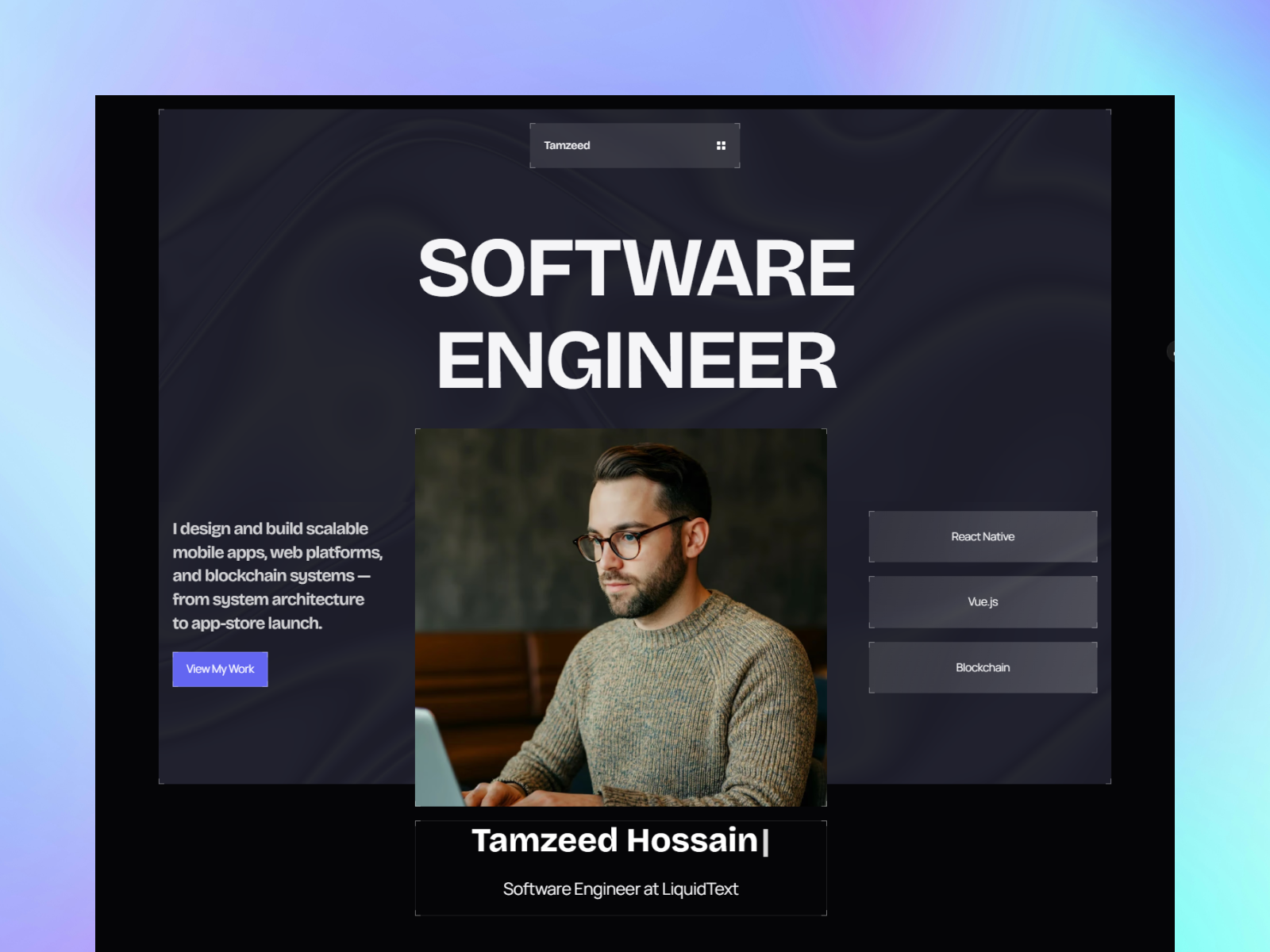 Screenshot 1 of DevFolios