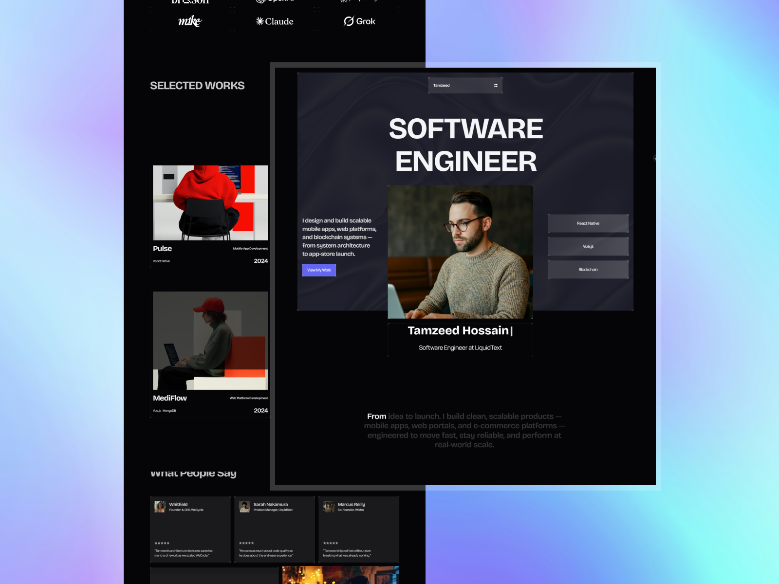 Screenshot 2 of DevFolios