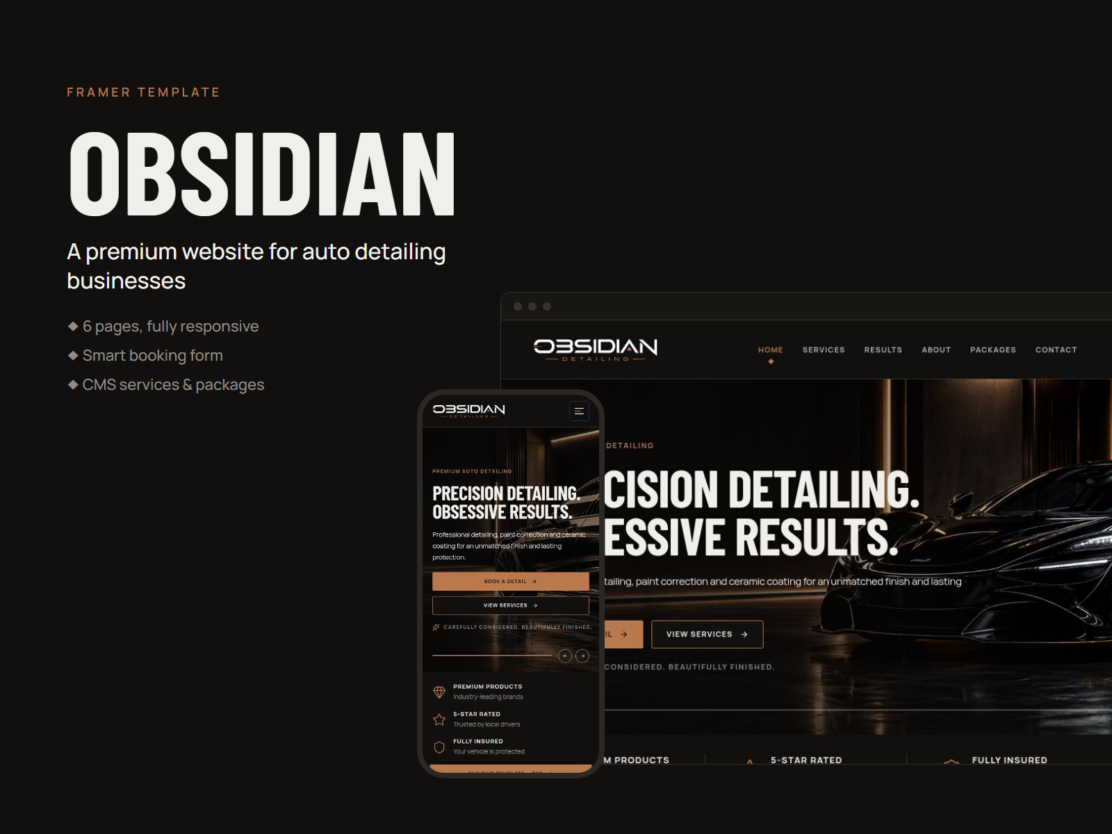 Obsidian — Detailing by TemplatePlug
